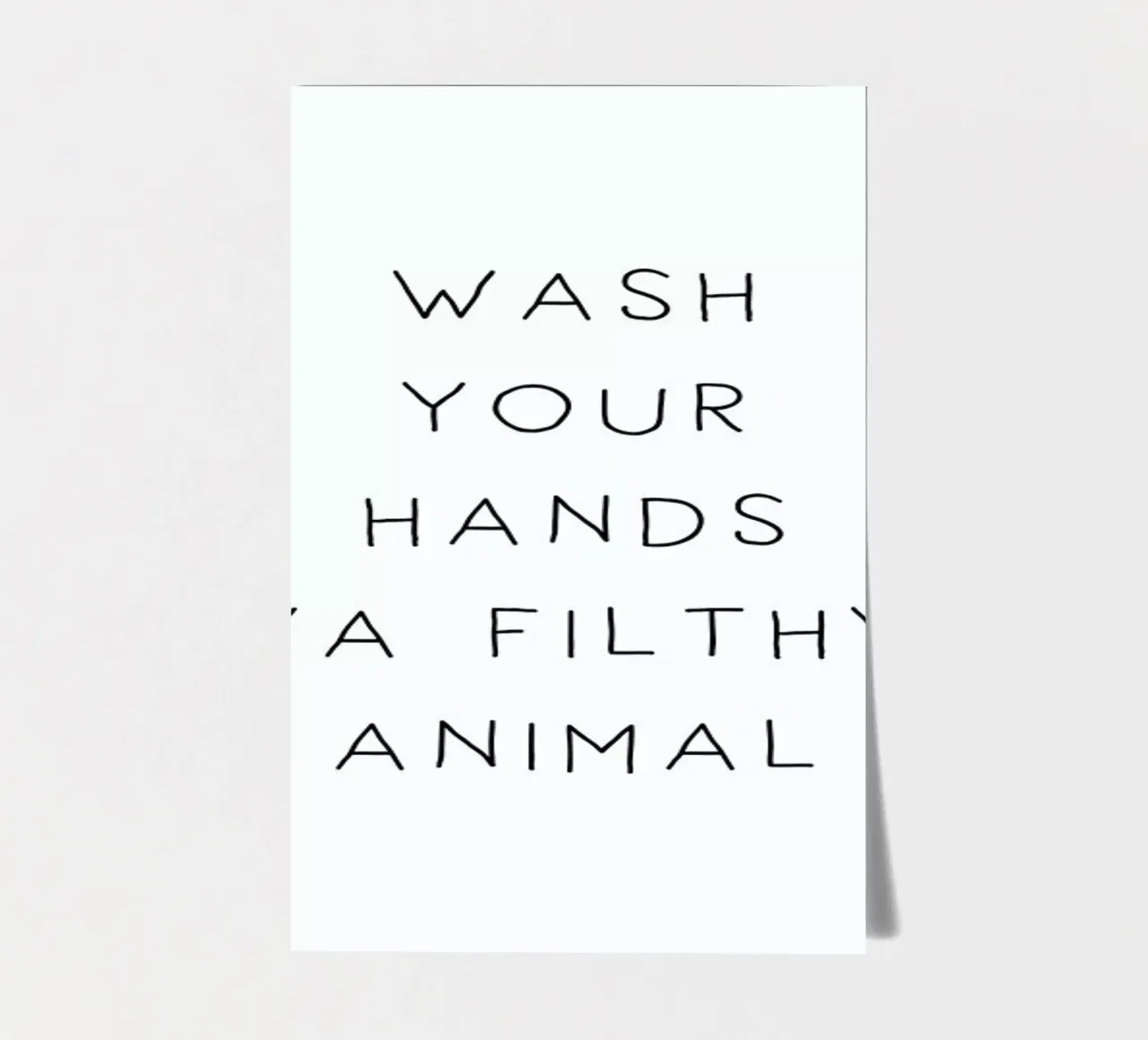 Filthy sticker sheet by Mottos by Sinan Saydik