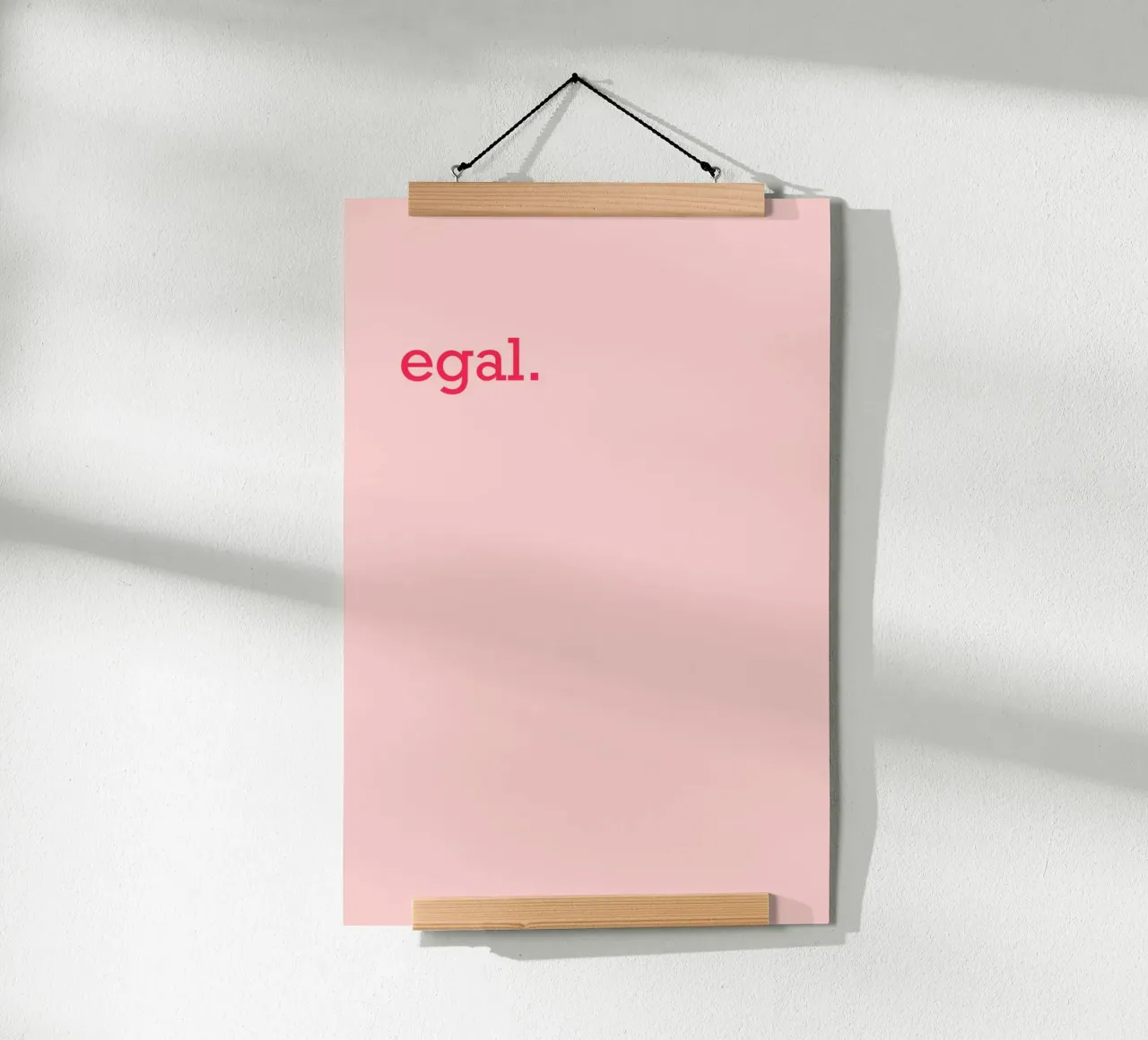 egal poster with plastic frame by artbox44
