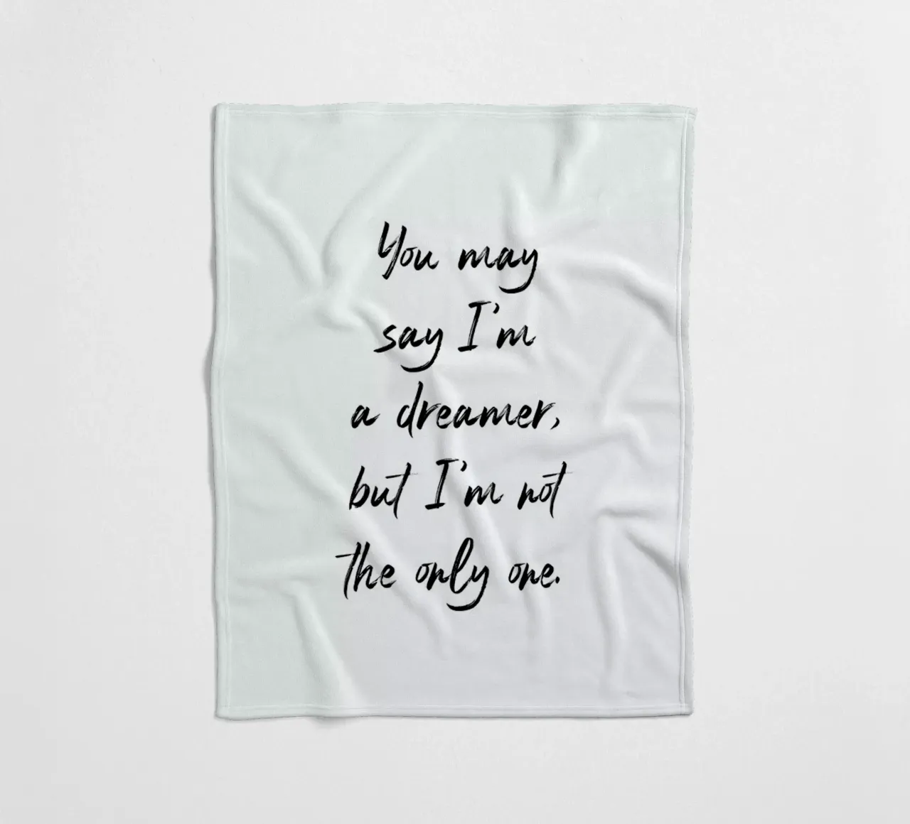 A Dreamer coperta in pile da typed