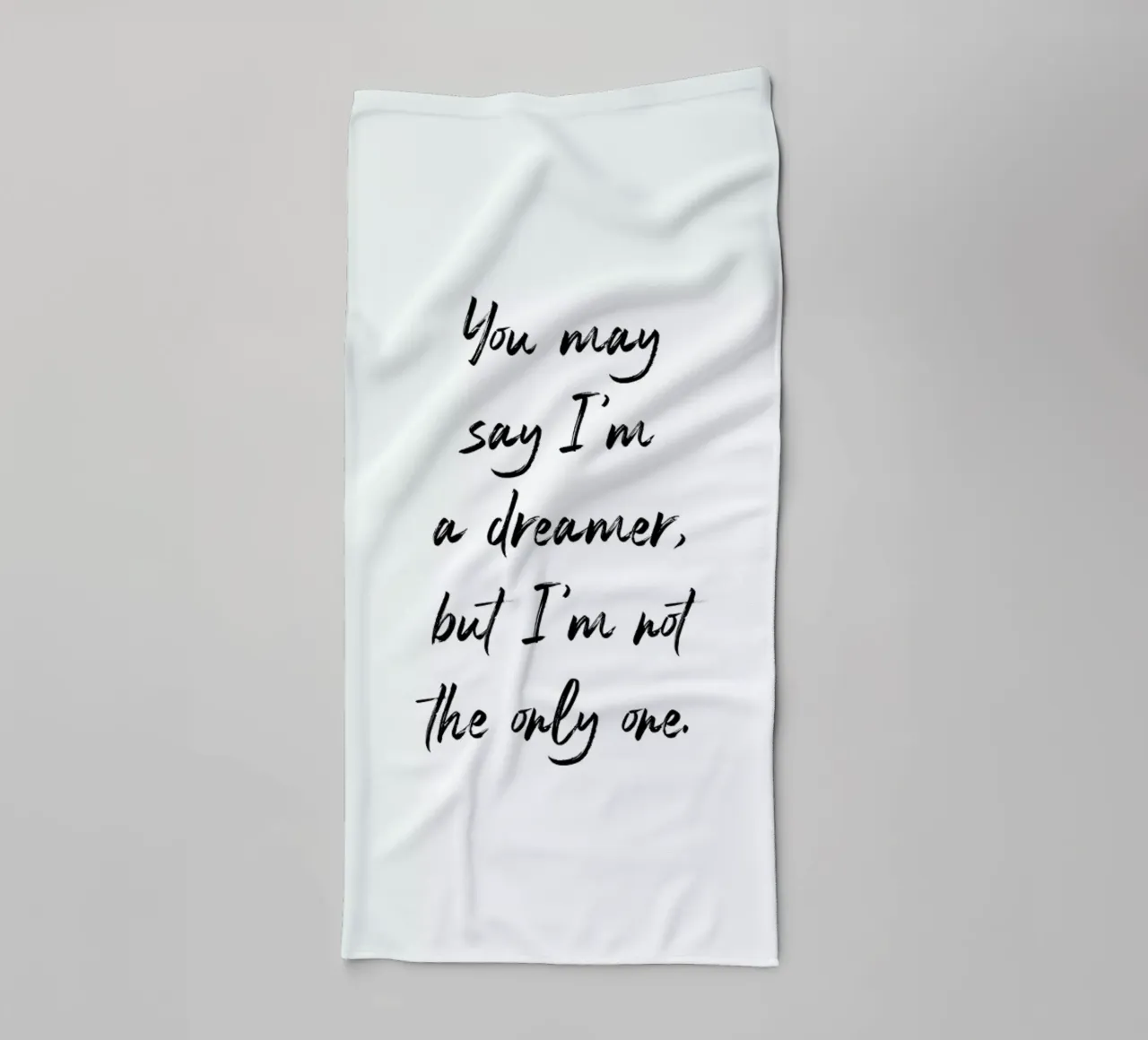A Dreamer asciugamano da bagno da typed