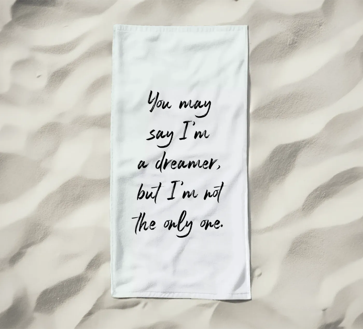 A Dreamer telo mare da typed