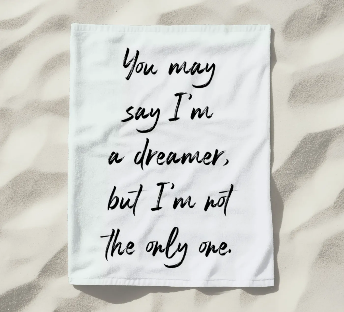 A Dreamer telo mare da typed