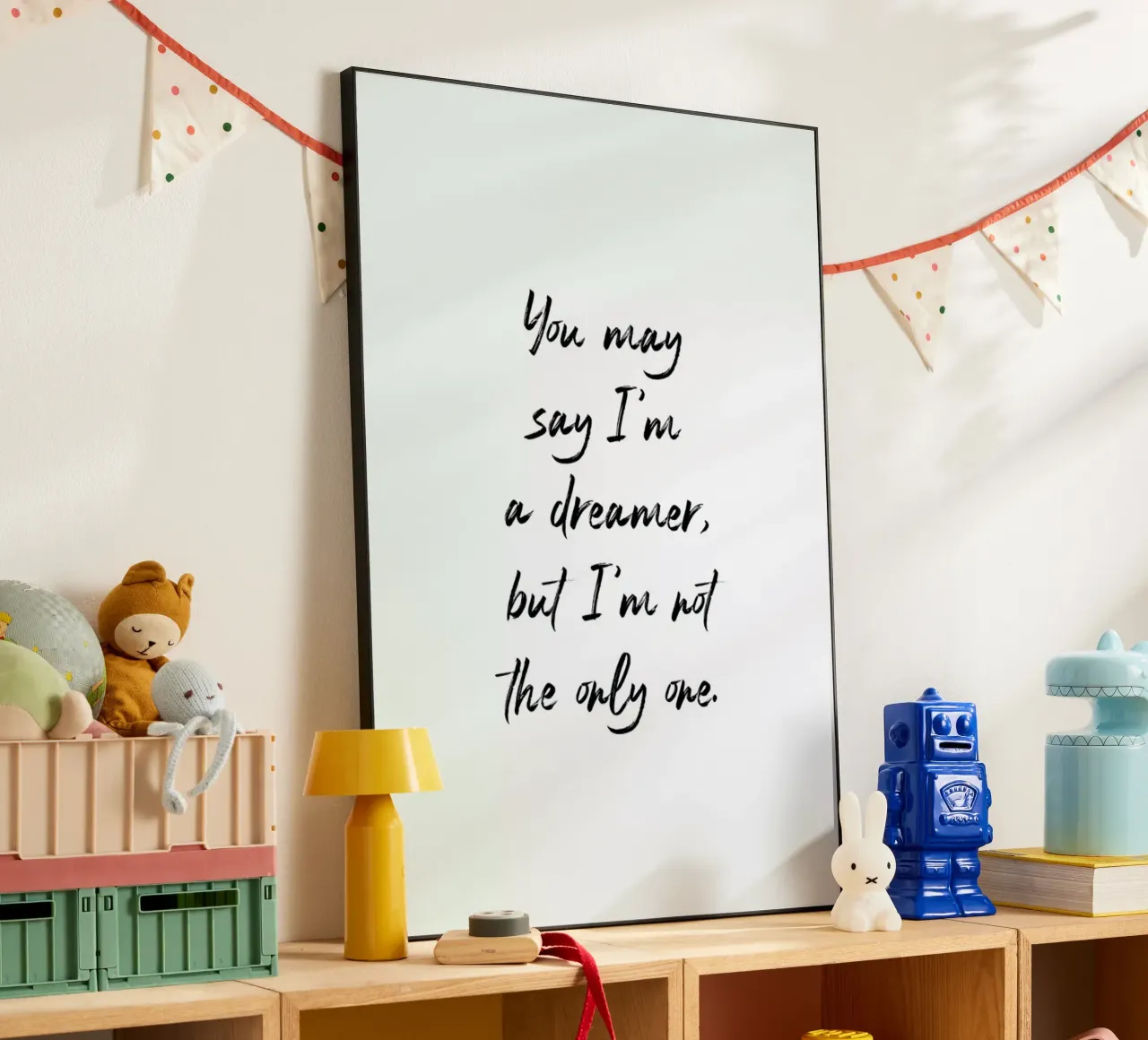 A Dreamer alluminio dibond da typed