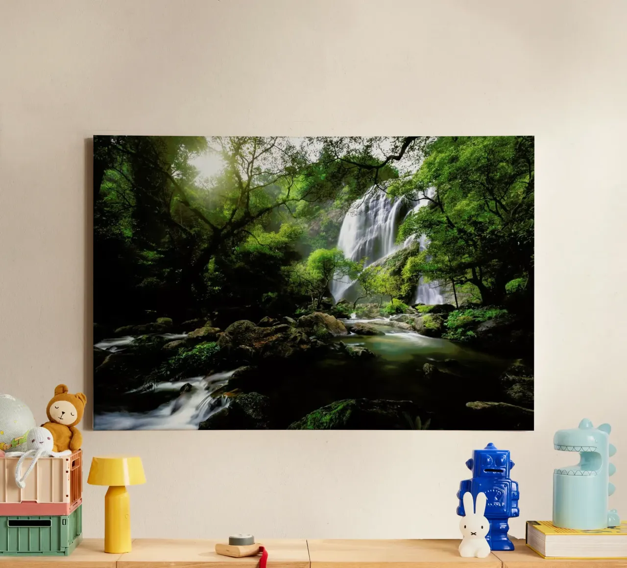Mountain Stream tela con Cornice a cassetta da Pictufy