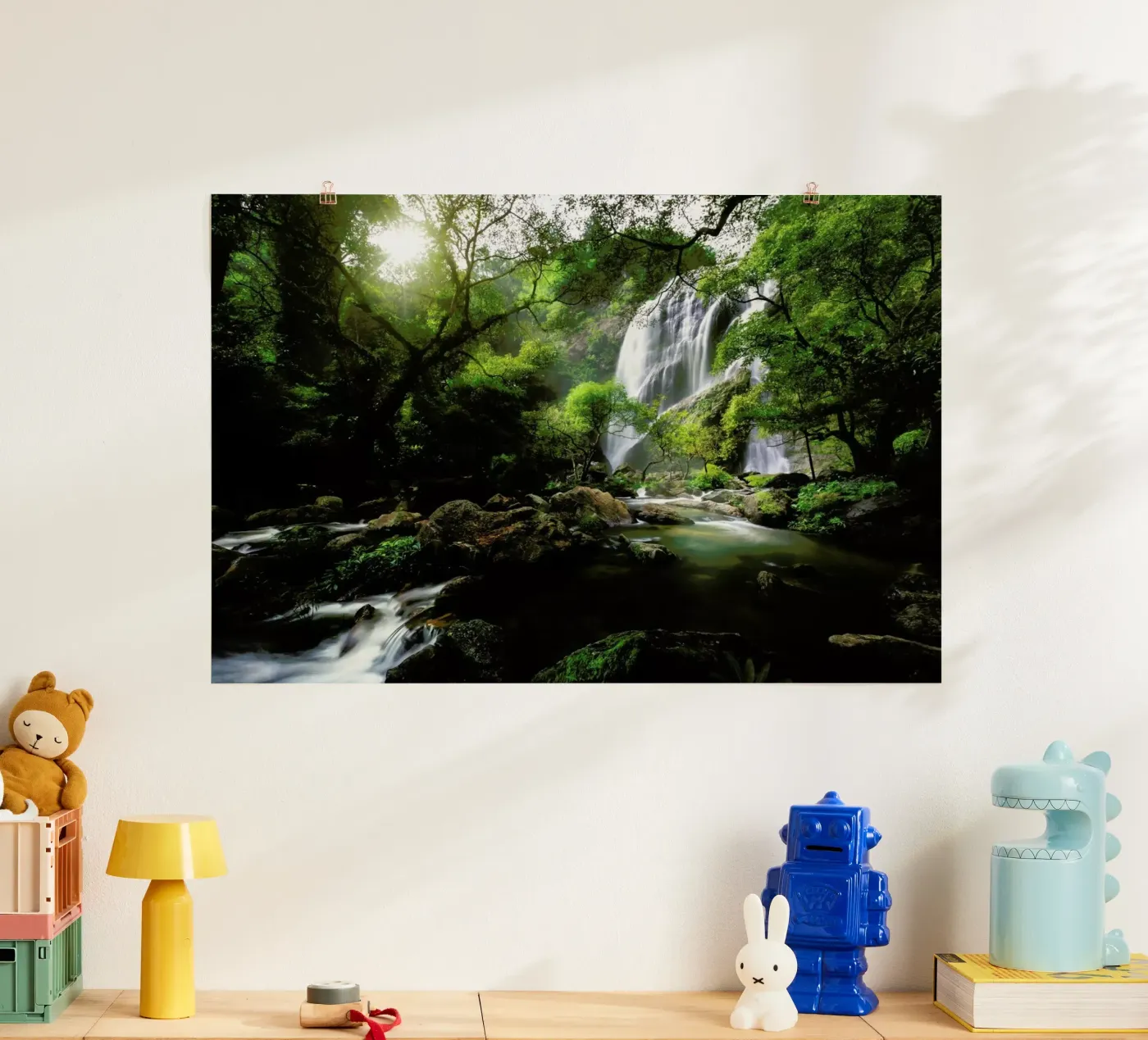 Mountain Stream poster van Pictufy