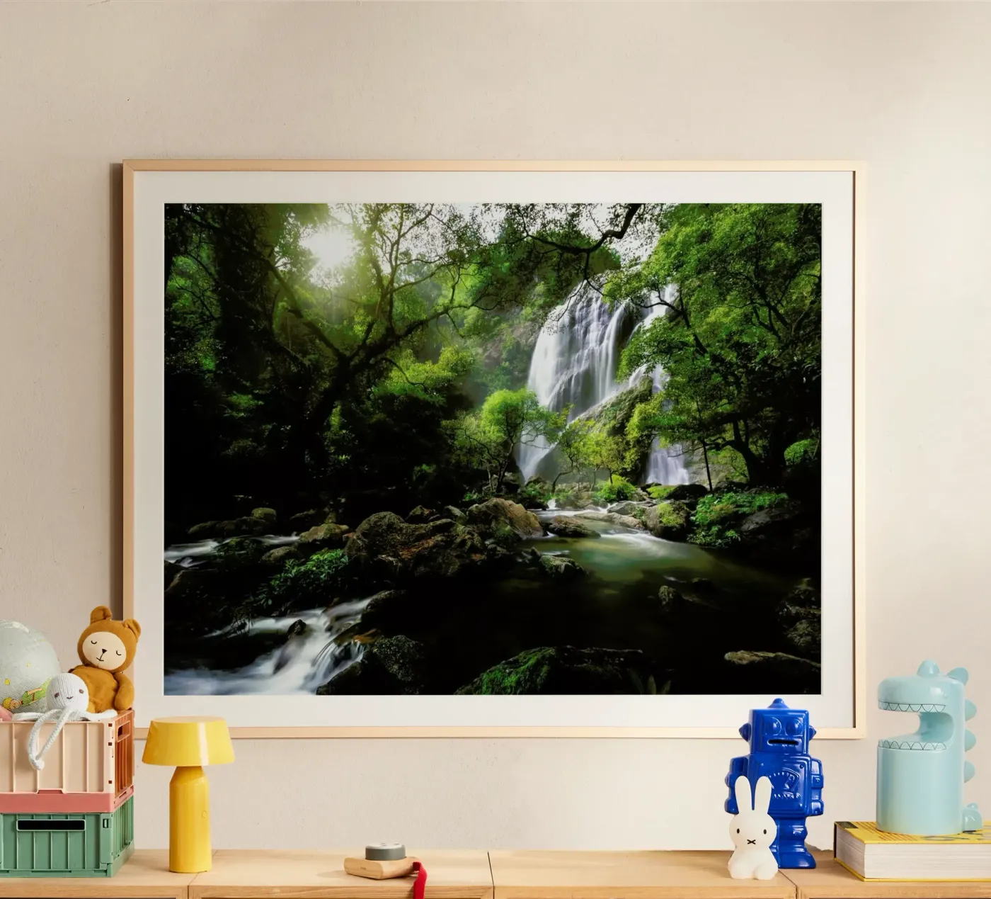 Mountain Stream poster van Pictufy
