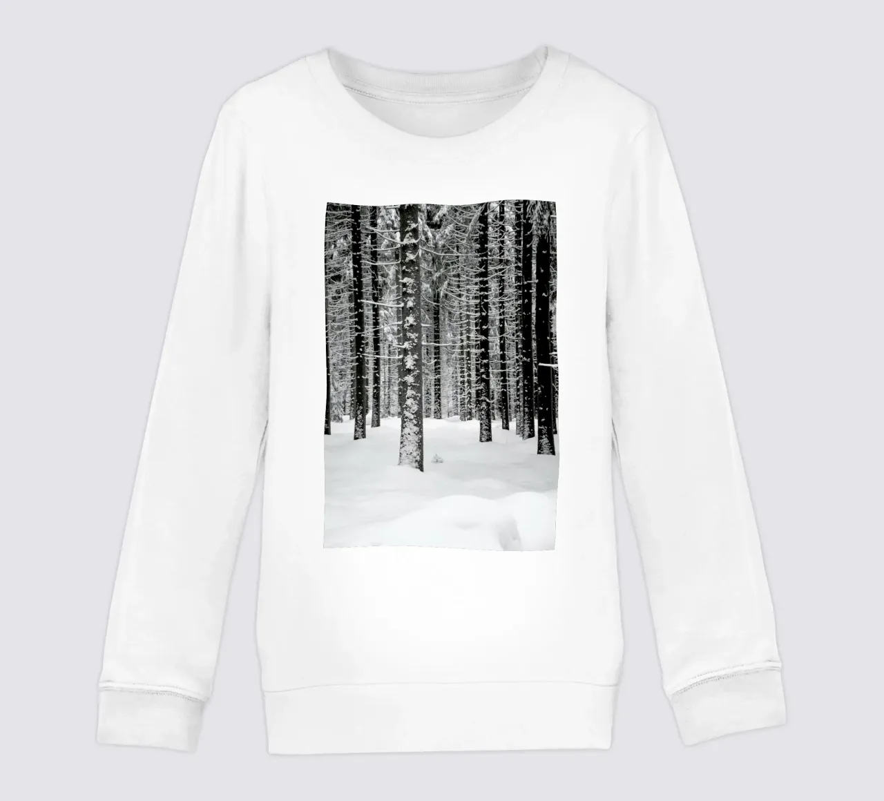 Deep Dark White Forest felpa bambino da Studio Nahili