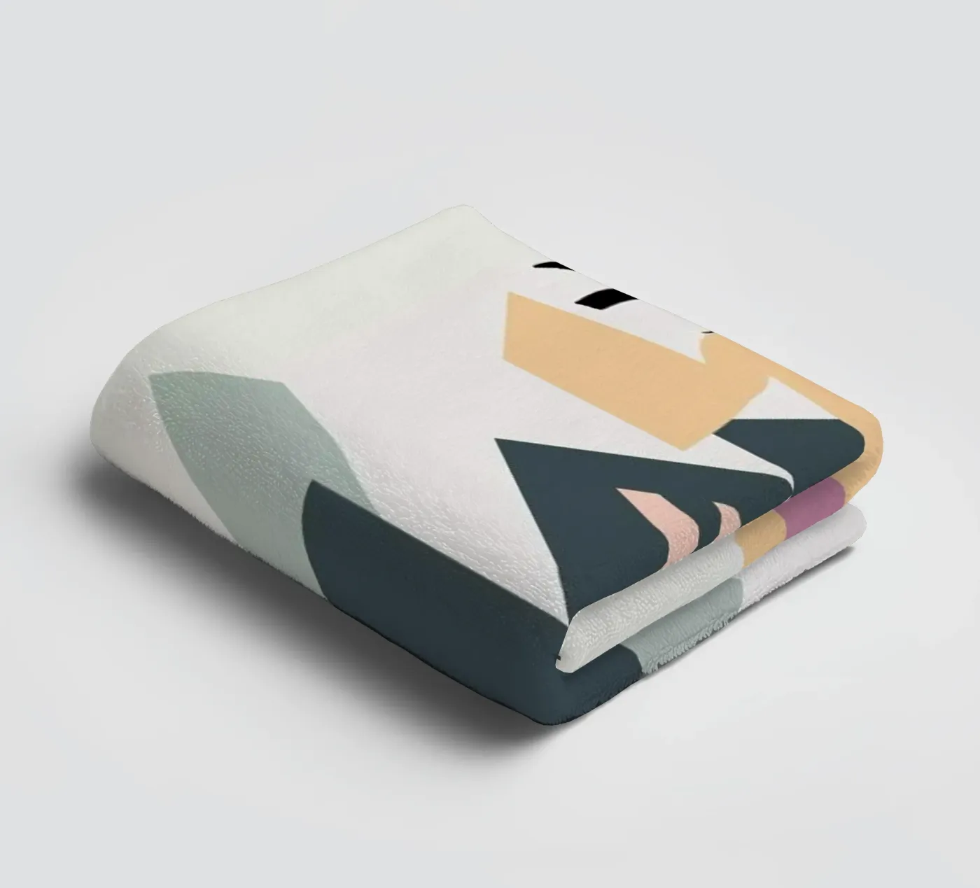 Collage badhanddoek van Linda Gobeta