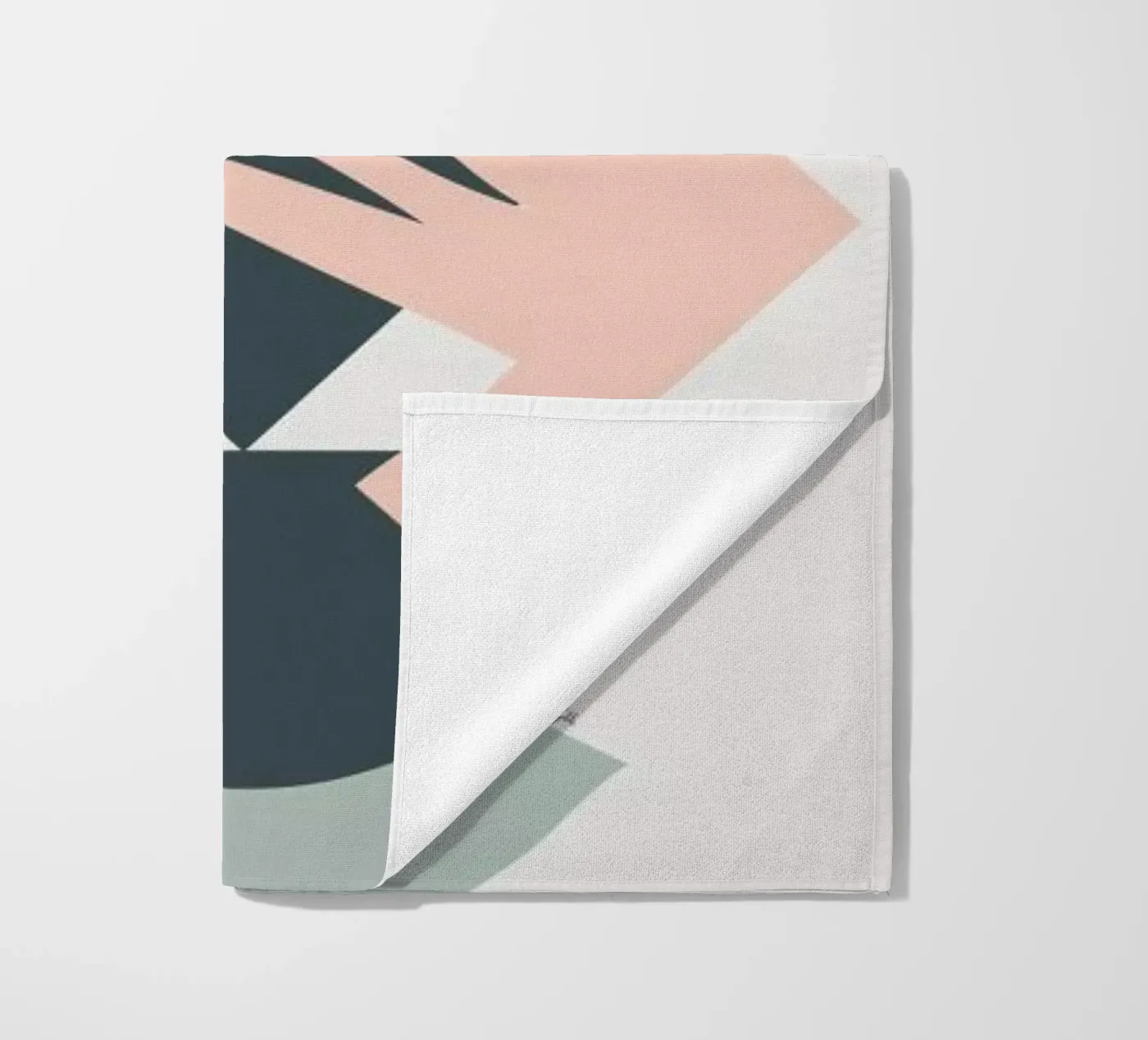 Collage strandhanddoek van Linda Gobeta