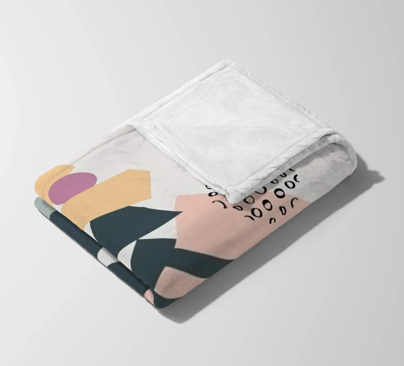 Collage coperta in pile da Linda Gobeta