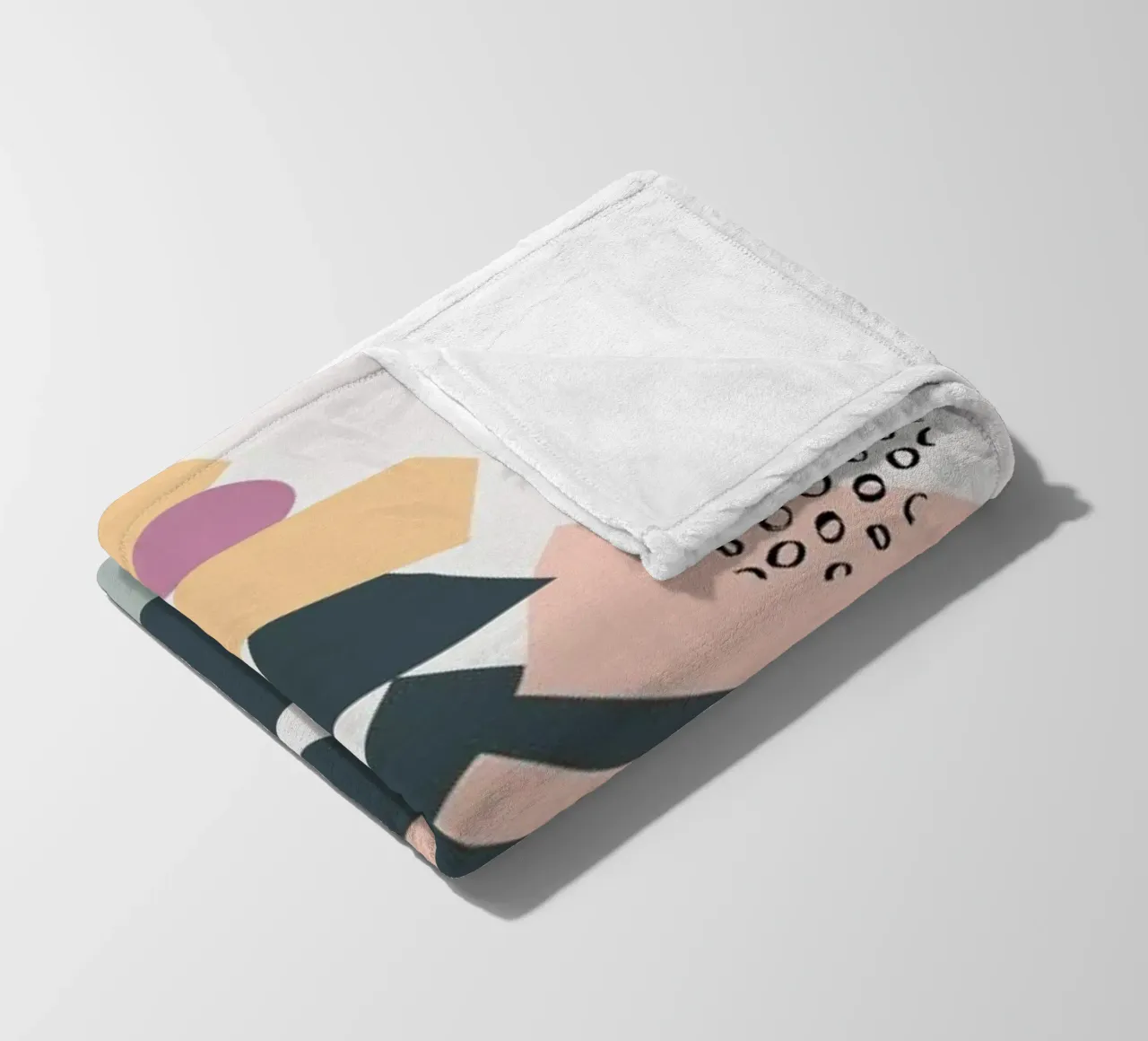 Collage fleece blanket by Linda Gobeta