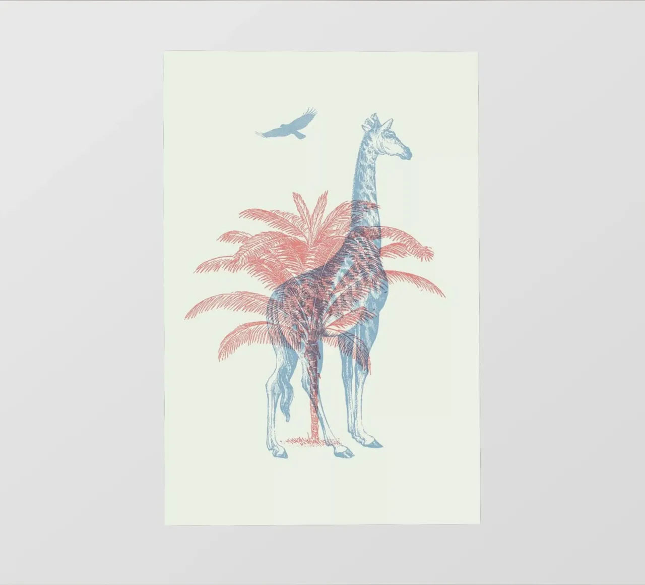 Giraffe pellicola backlit da Florent Bodart