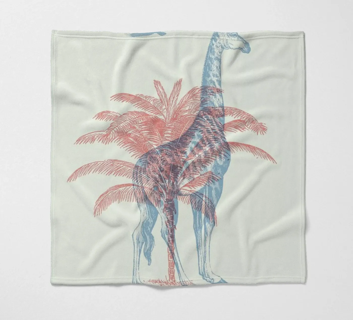 Giraffe Fleecedecke von Florent Bodart