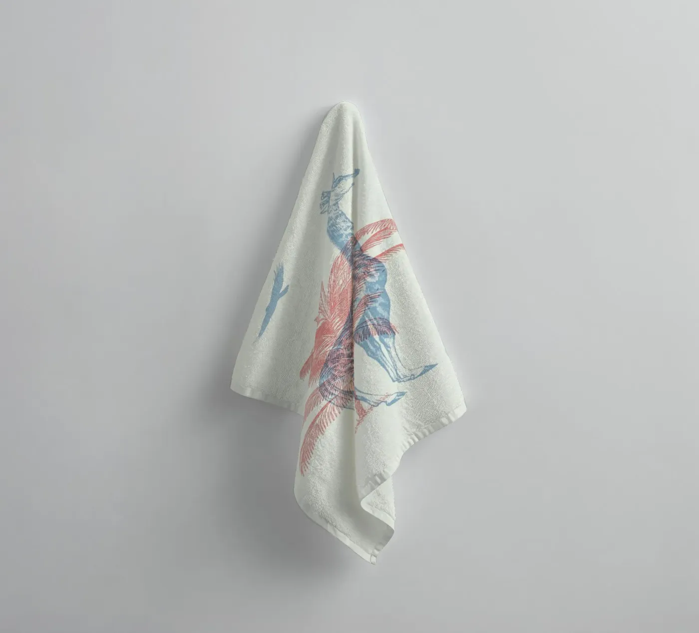 Giraffe badhanddoek van Florent Bodart