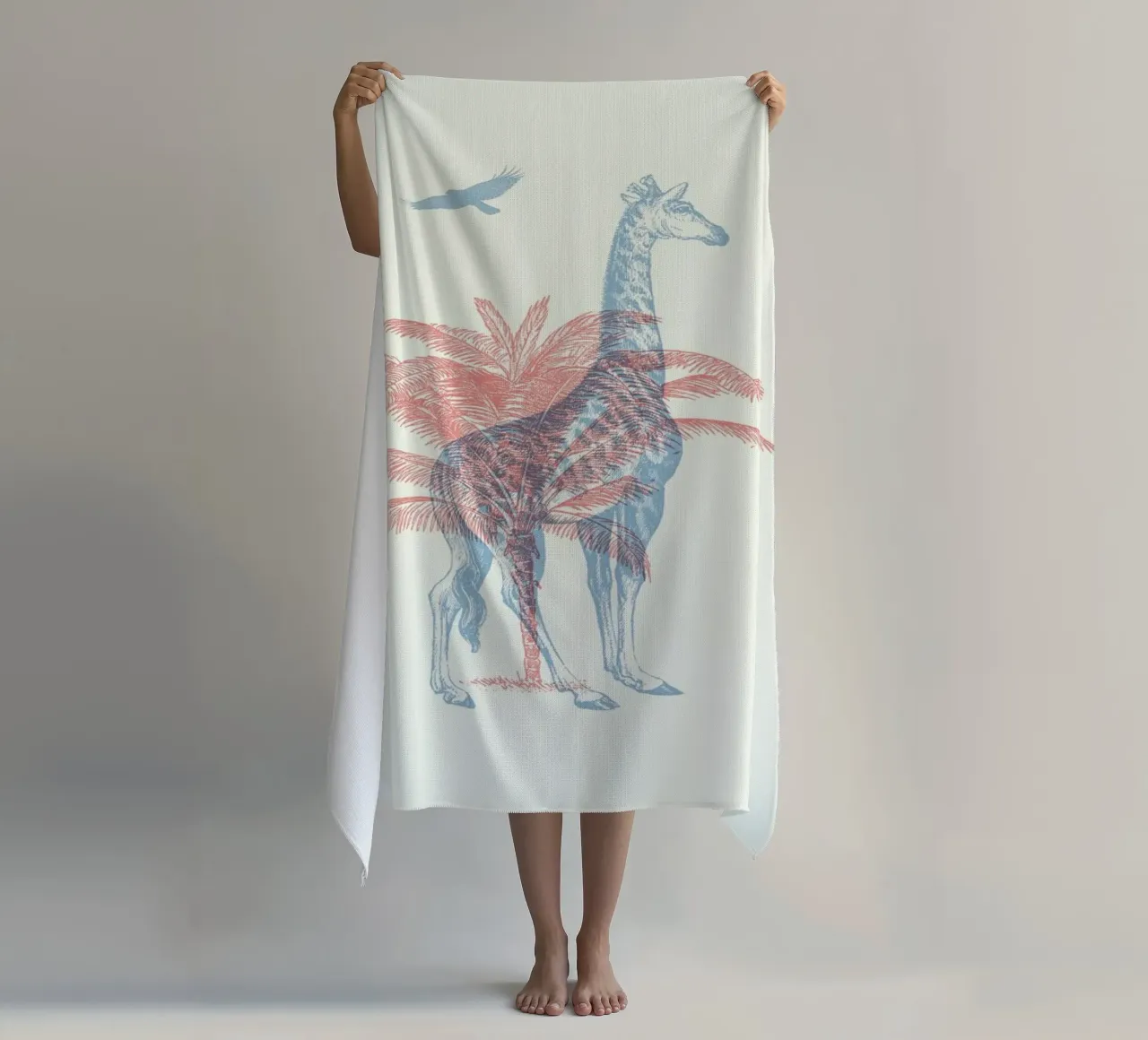 Giraffe telo mare da Florent Bodart