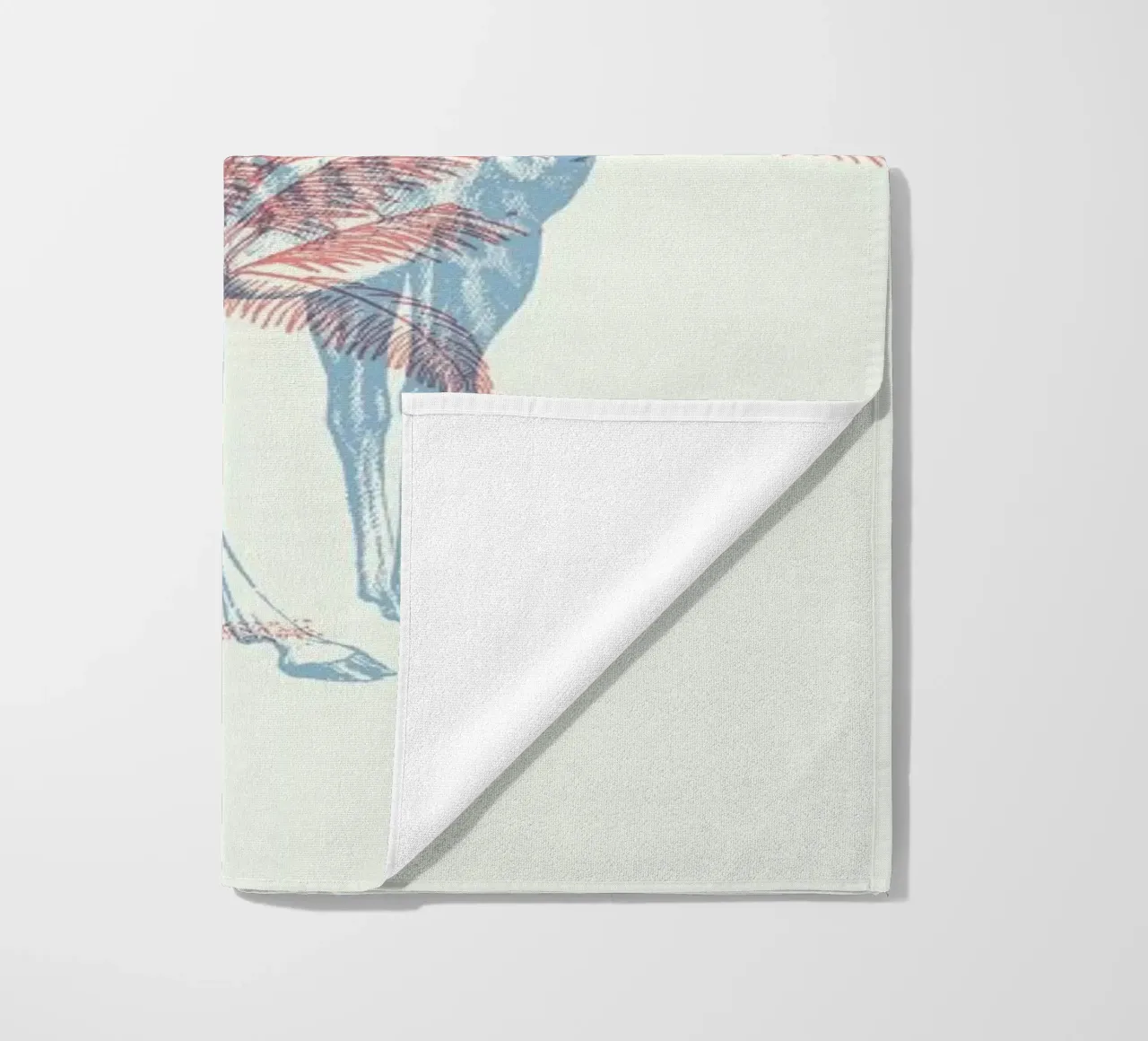 Giraffe beach towel by Florent Bodart