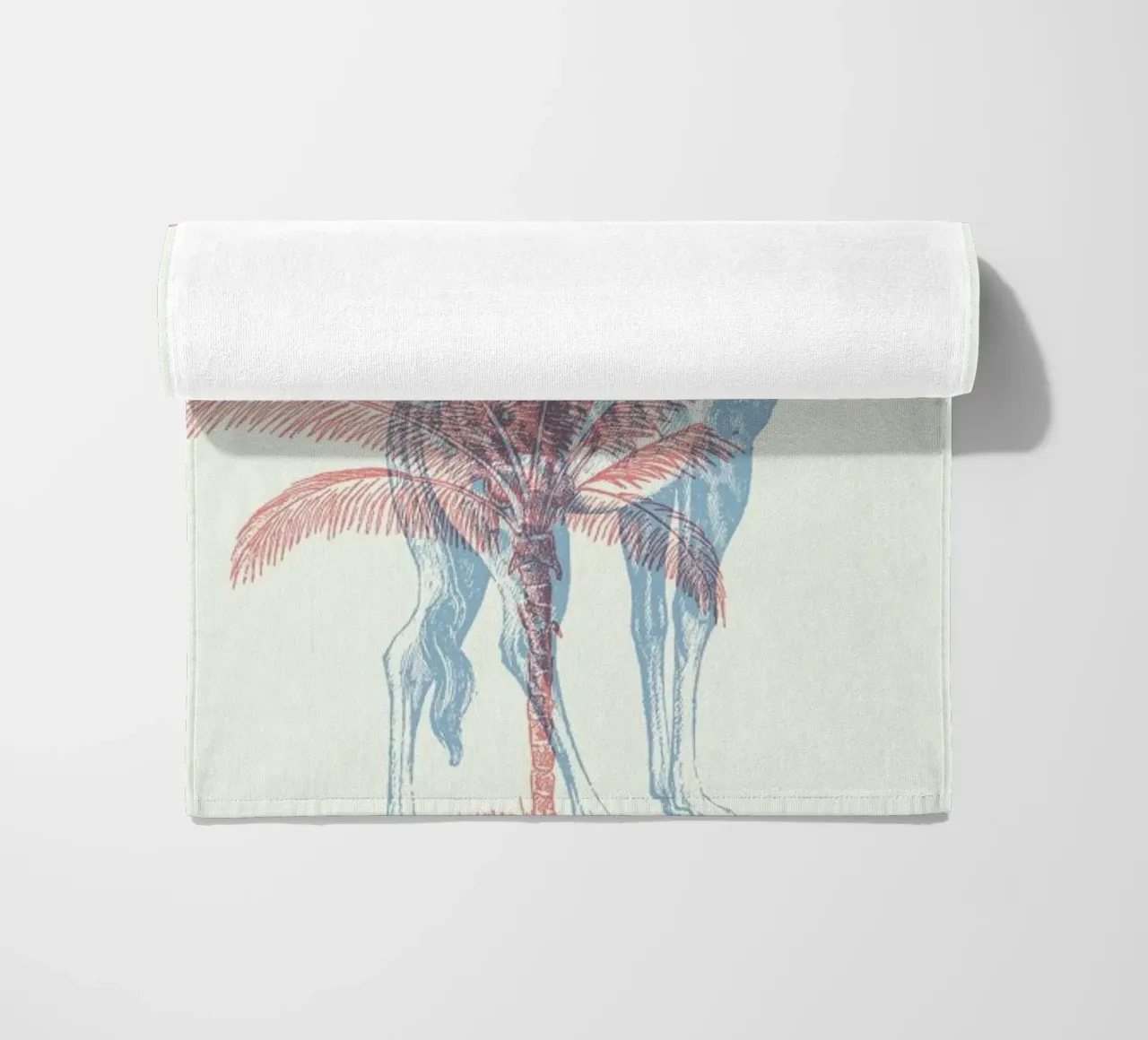 Giraffe beach towel by Florent Bodart