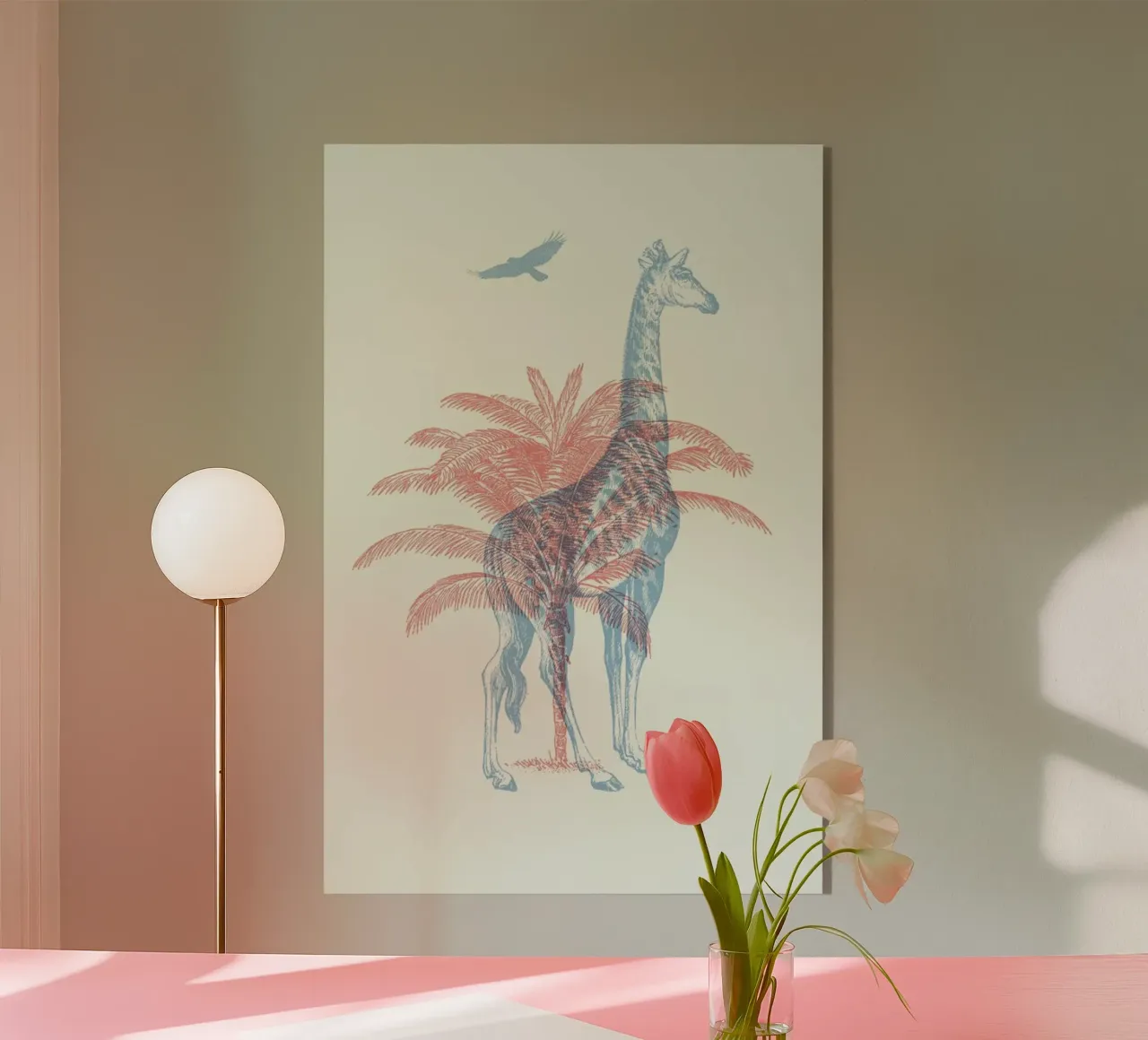 Giraffe plexiglass da Florent Bodart