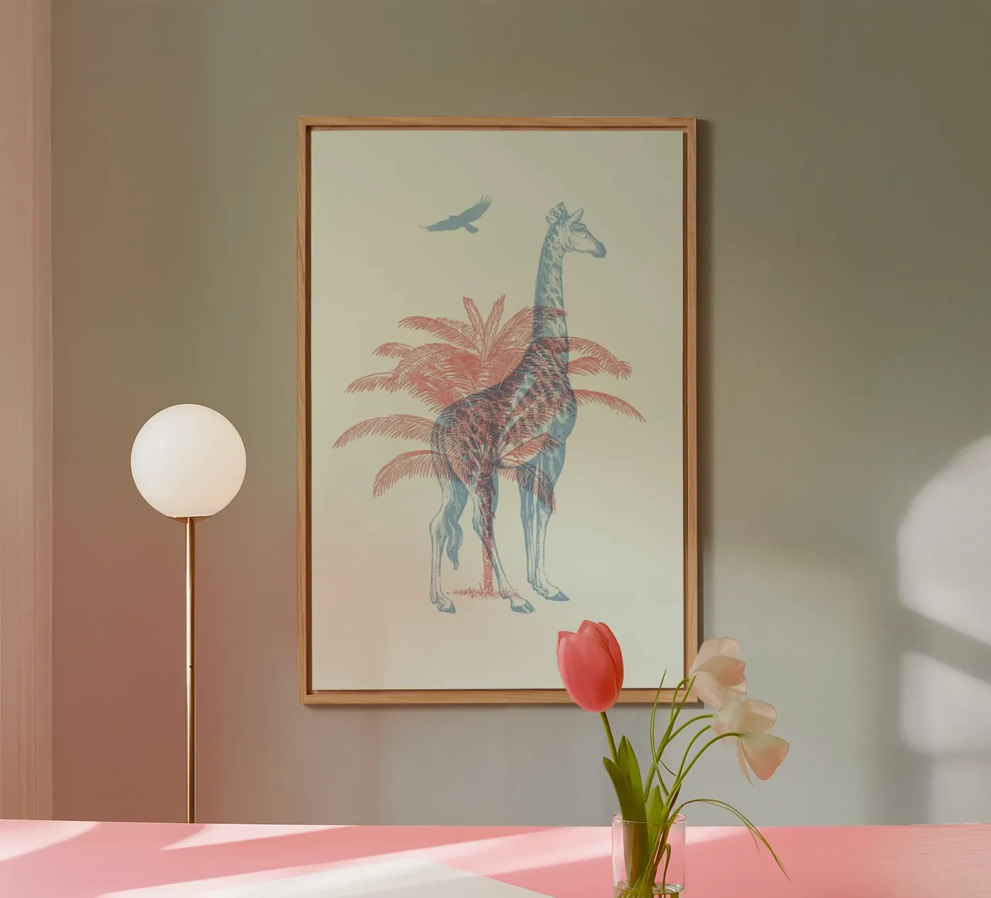 Giraffe forex plate by Florent Bodart