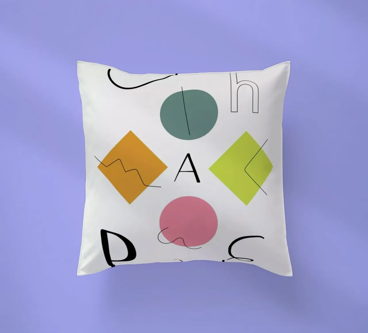 Shapes cuscino da Linda Gobeta
