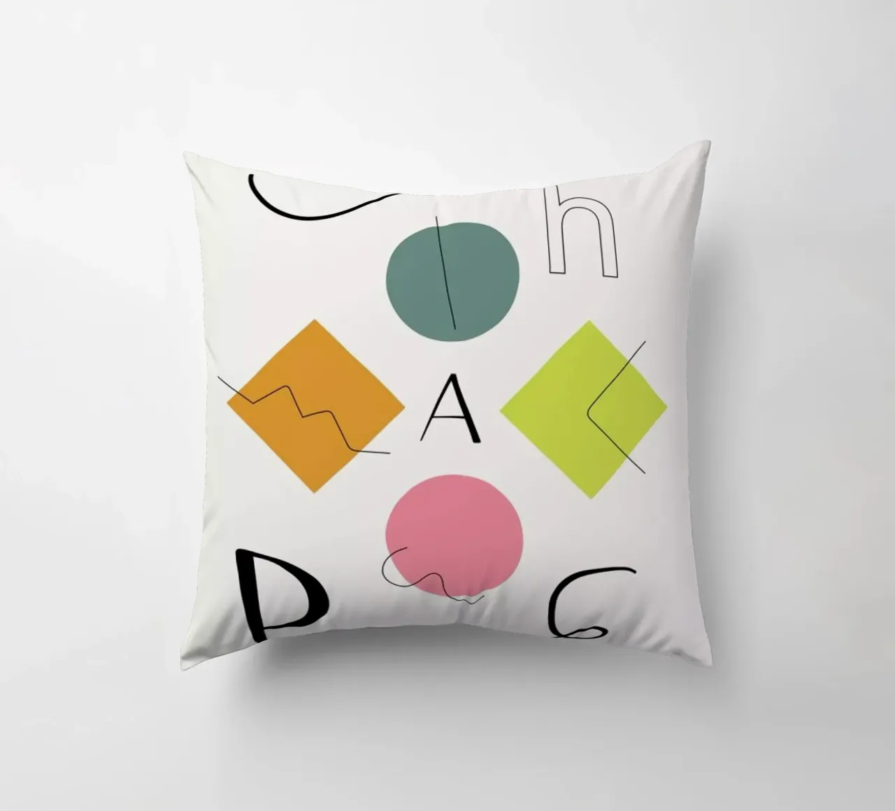 Shapes cuscino da Linda Gobeta