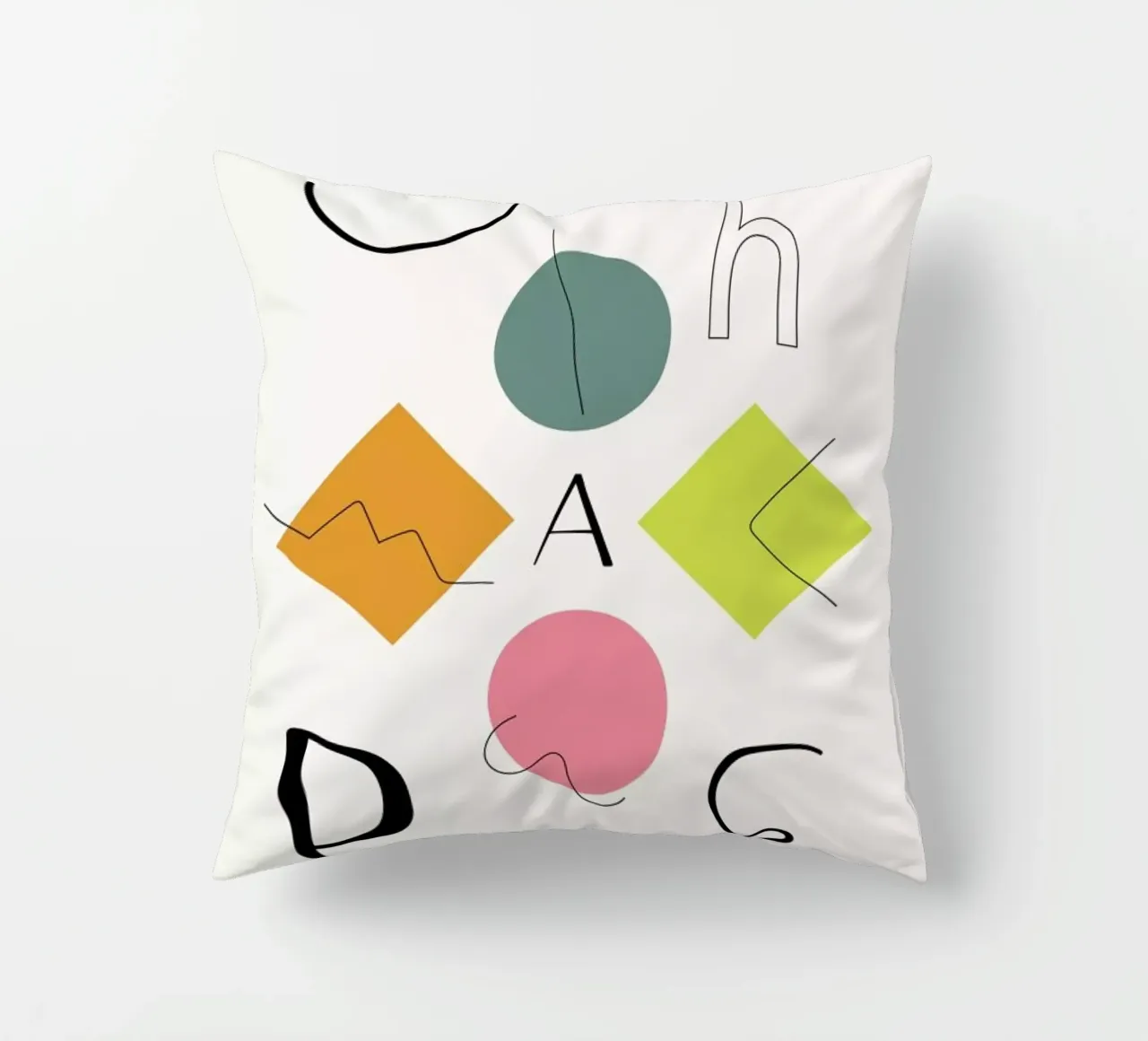 Shapes cuscino da Linda Gobeta