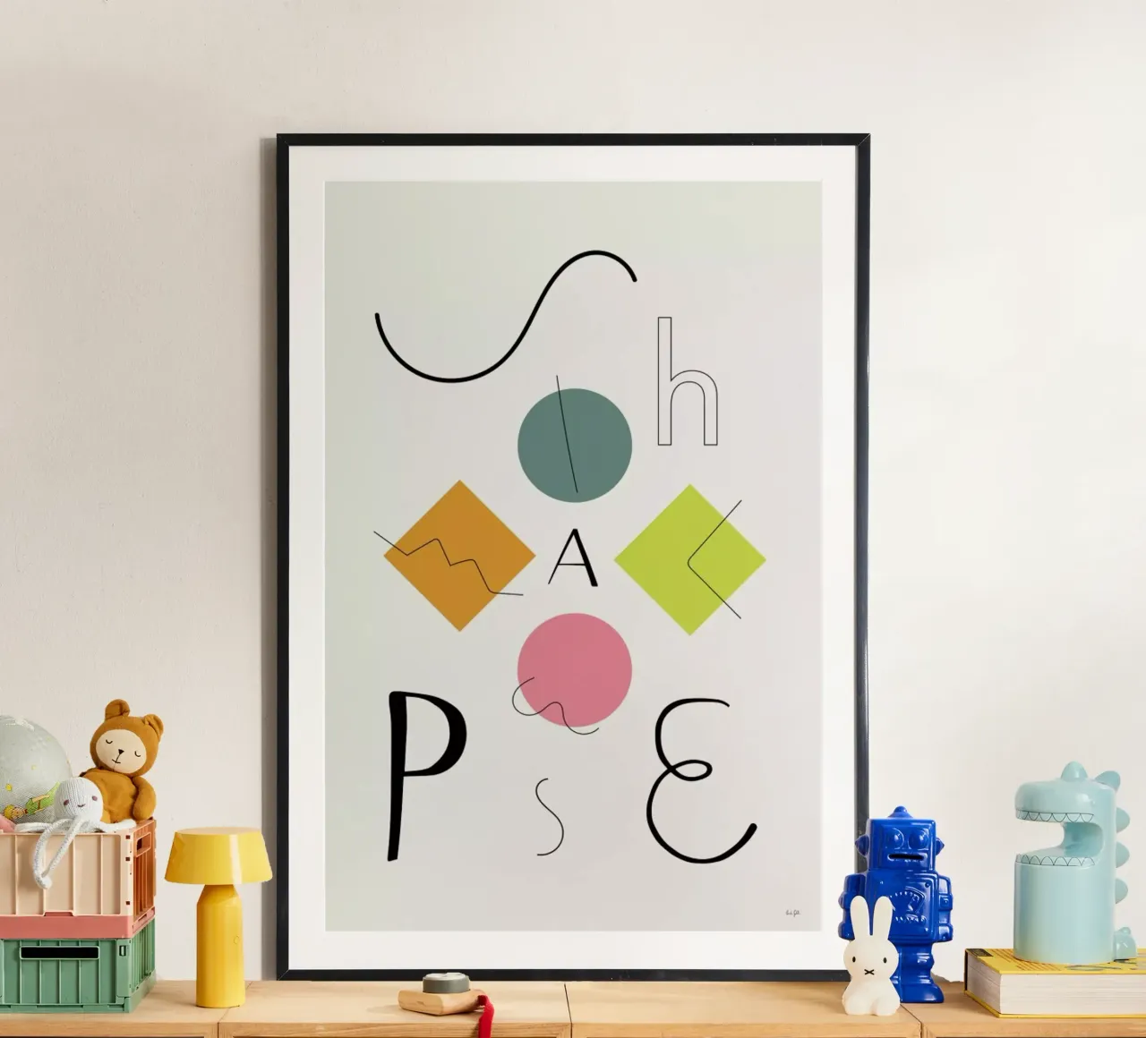 Shapes poster da Linda Gobeta