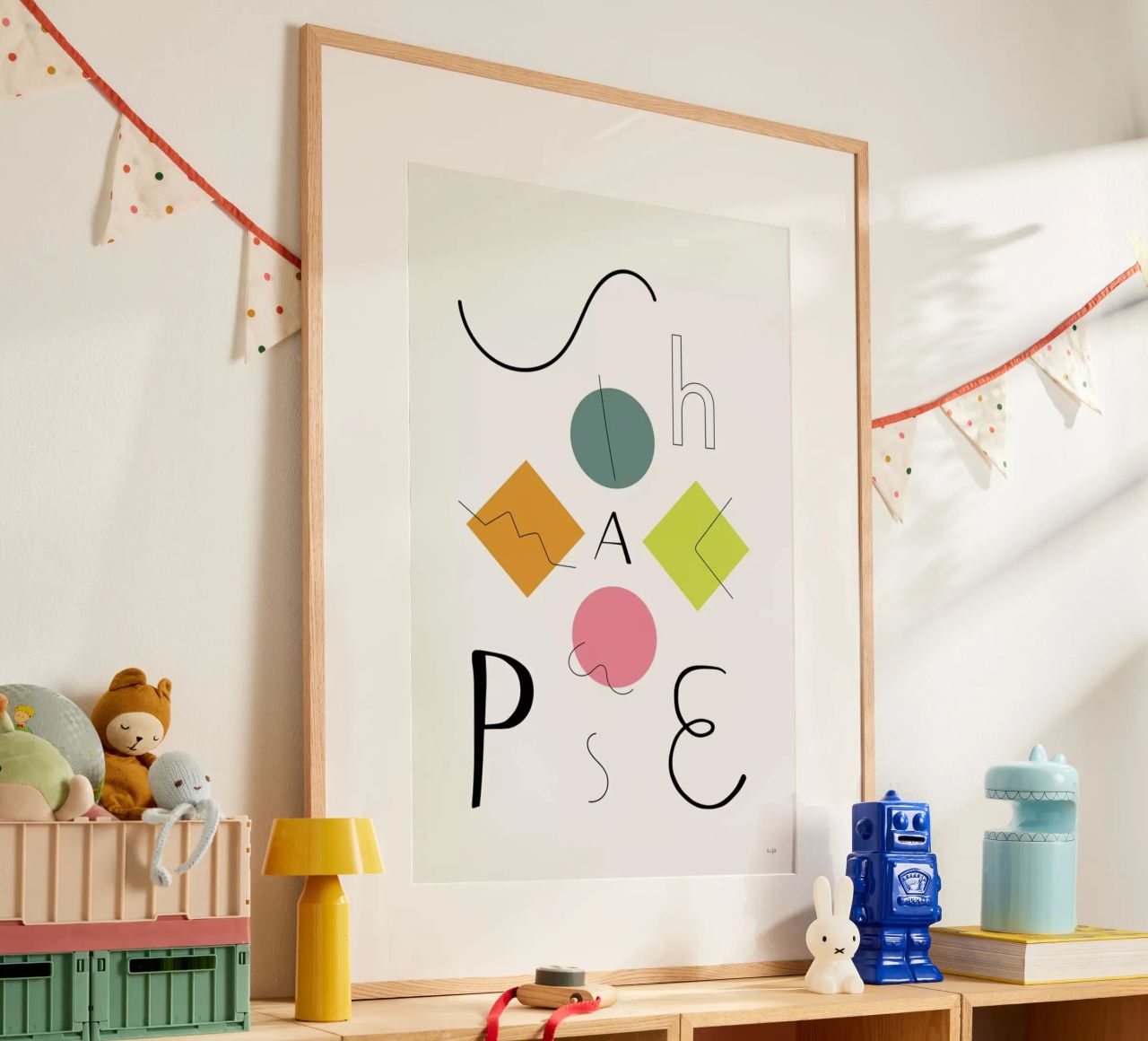 Shapes Poster von Linda Gobeta