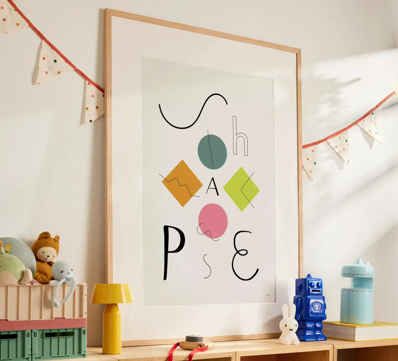 Shapes poster by Linda Gobeta