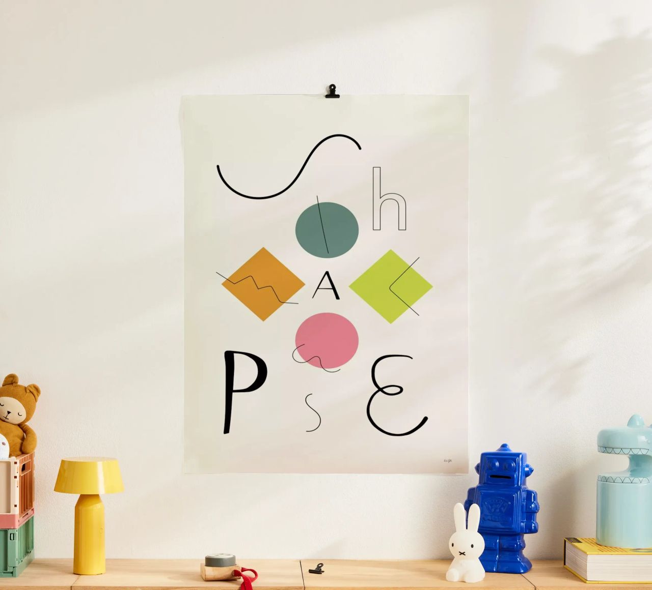 Shapes Poster von Linda Gobeta