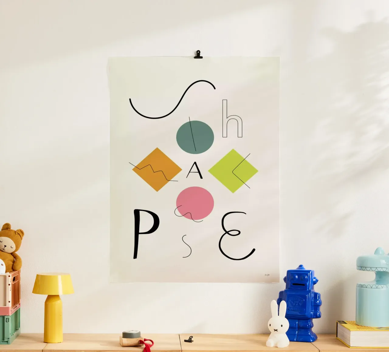 Shapes poster da Linda Gobeta