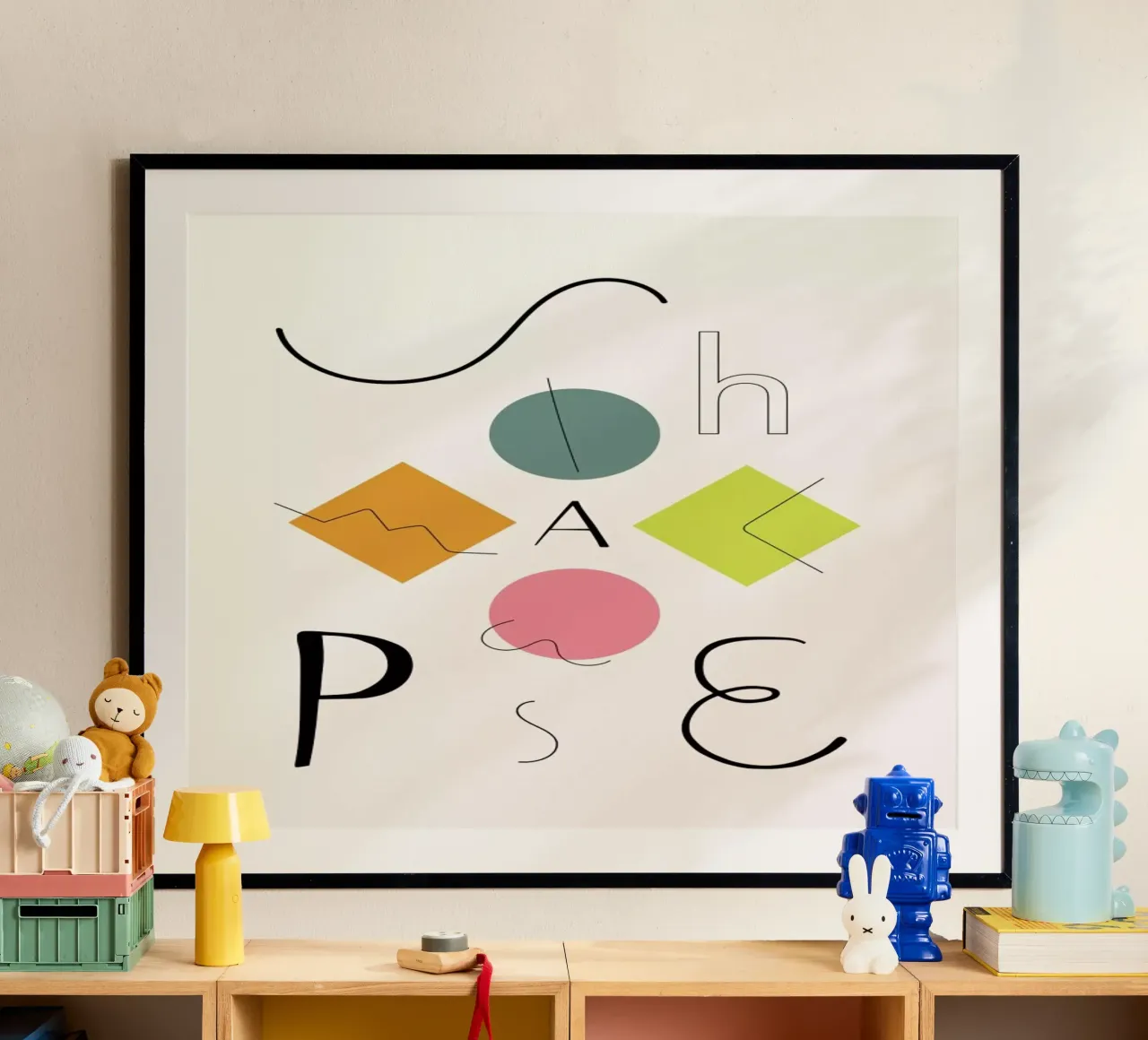 Shapes poster da Linda Gobeta