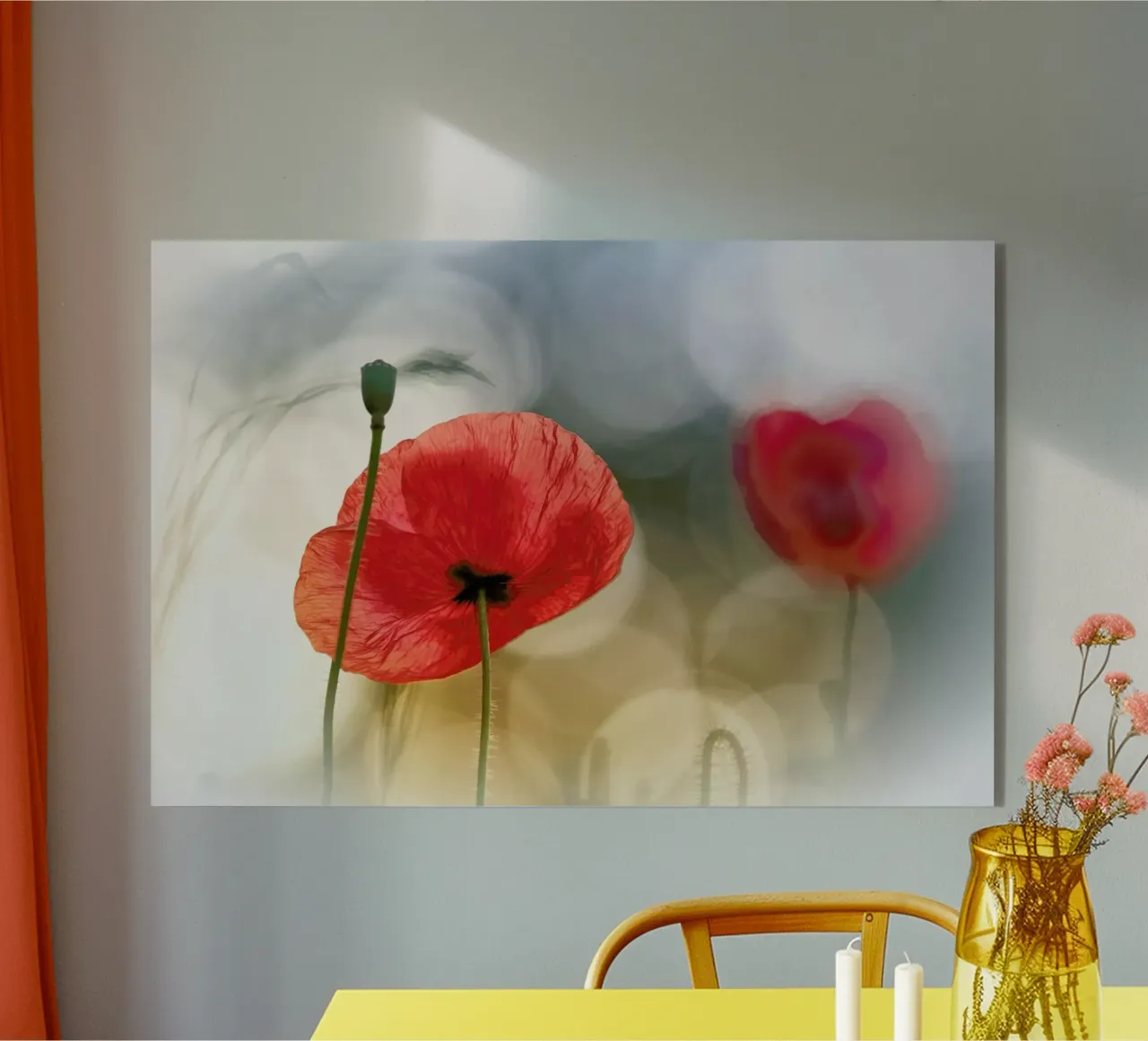 Morning Poppies - Steve Moore plexiglass da Pictufy