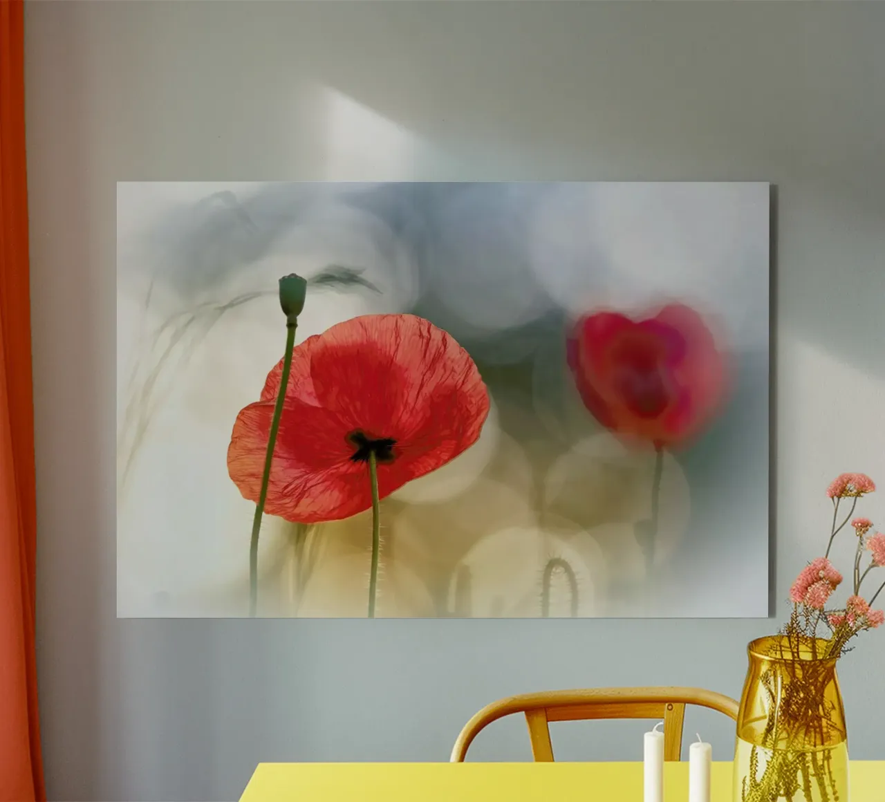 Morning Poppies - Steve Moore alluminio dibond da Pictufy