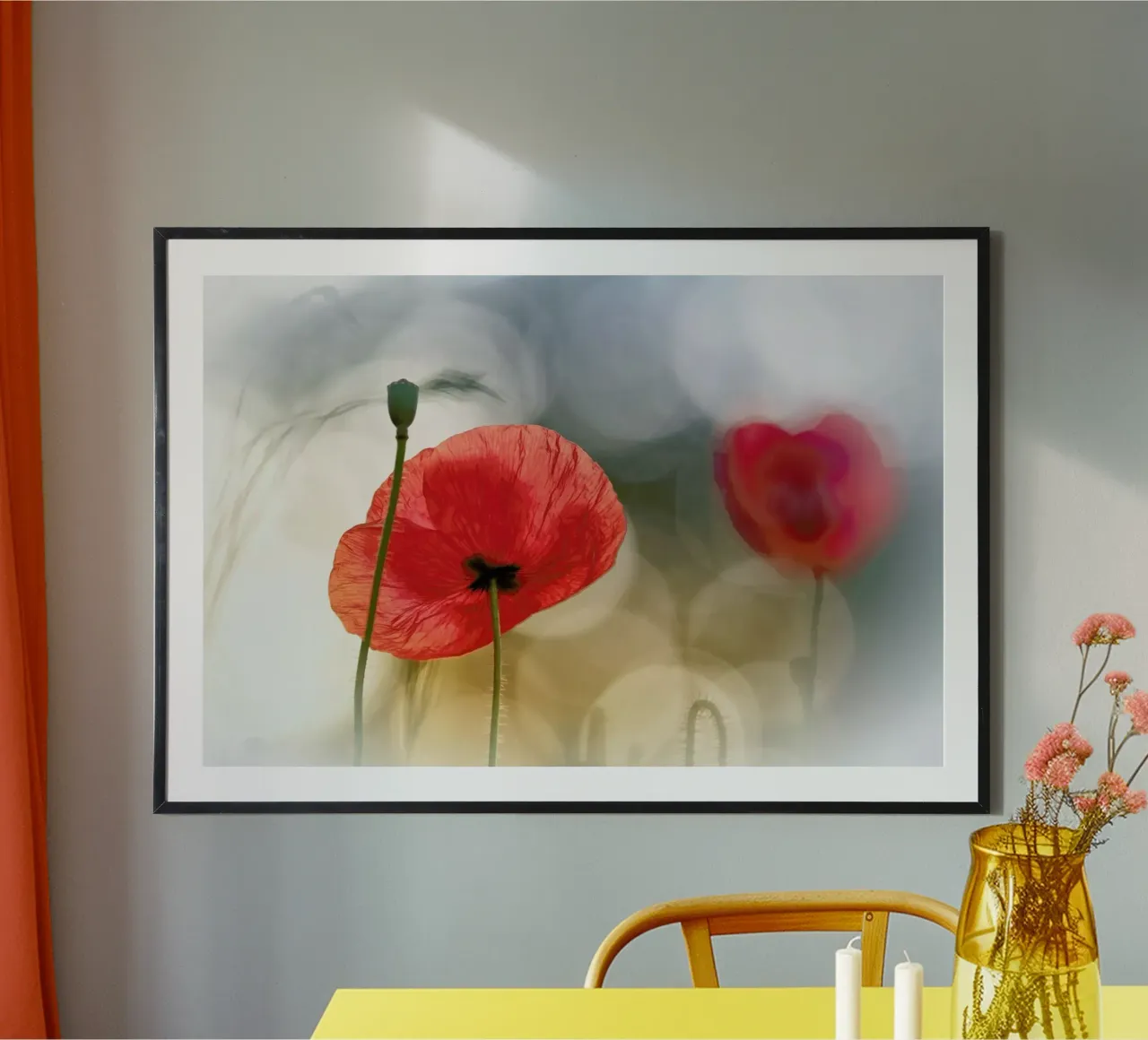 Morning Poppies - Steve Moore carta hahnemühle da Pictufy