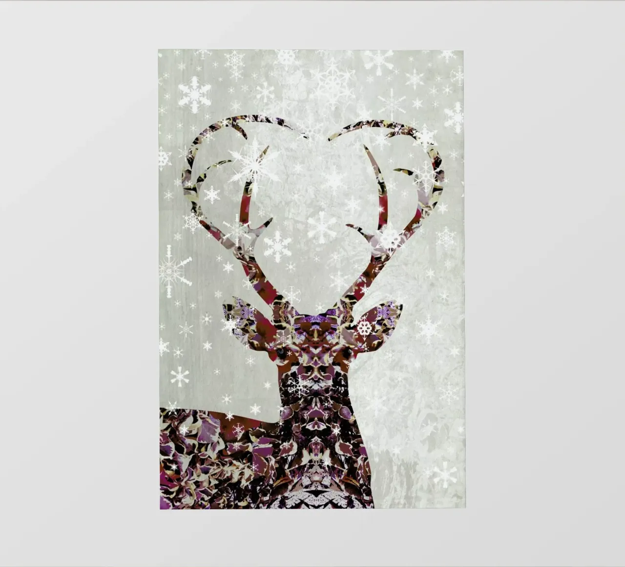 Snow Deer pellicola backlit da Angelo Cerantola