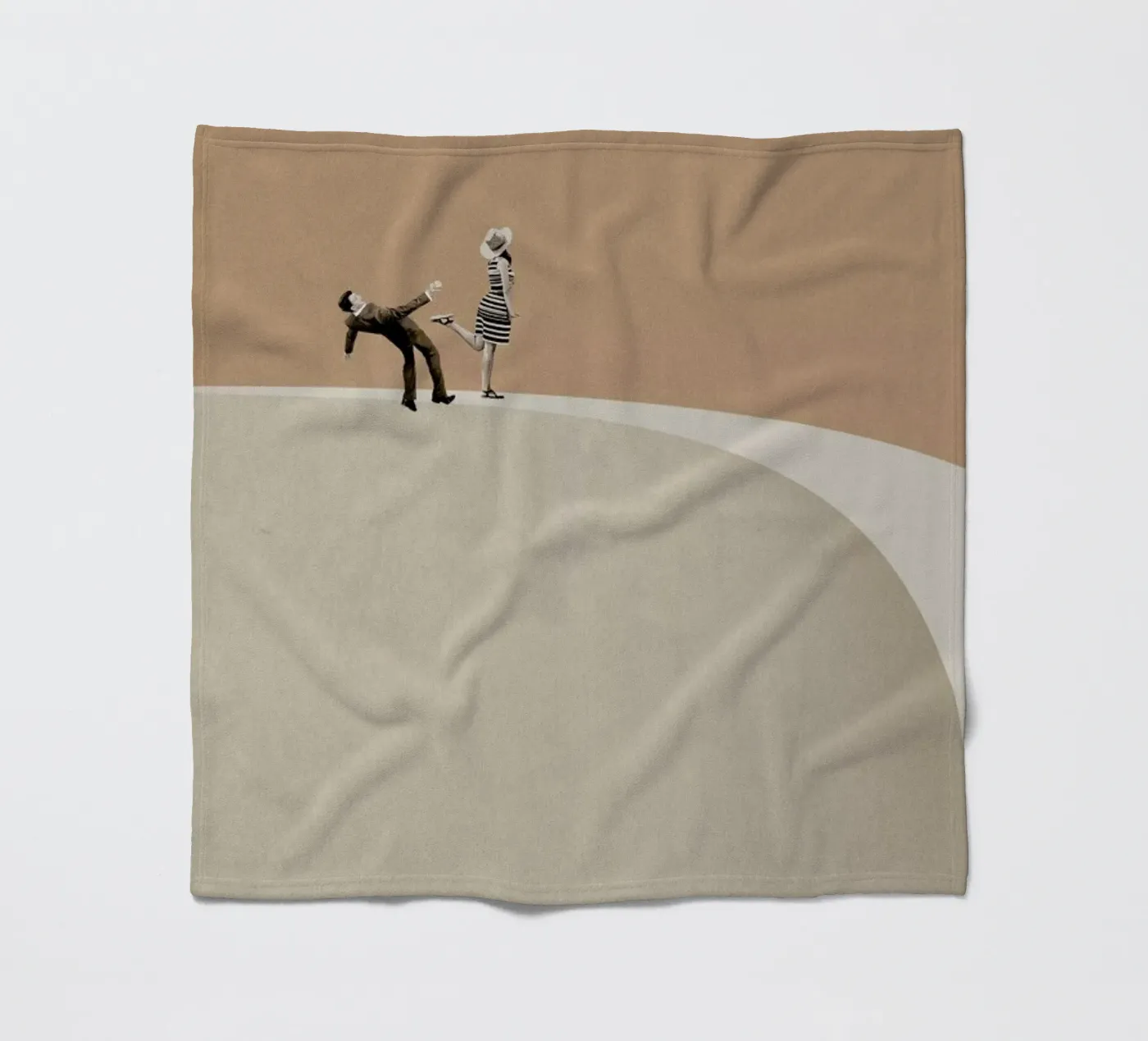 Get Lost fleece blanket by Maarten Léon