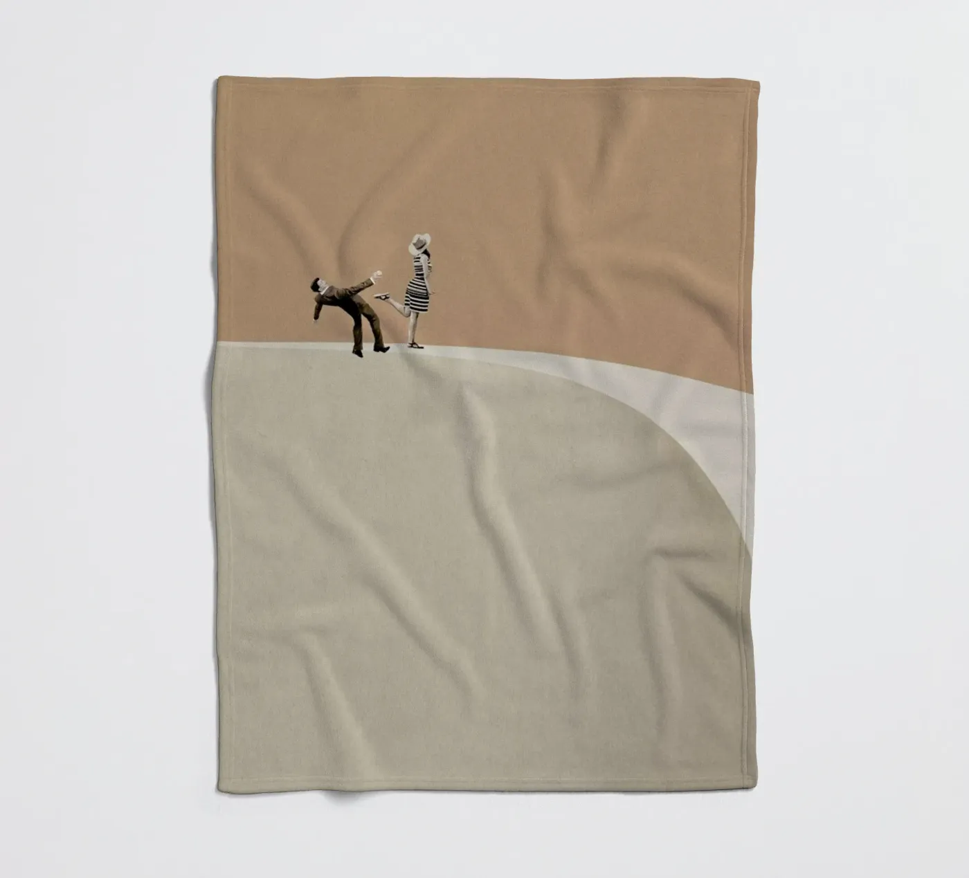 Get Lost fleece blanket by Maarten Léon