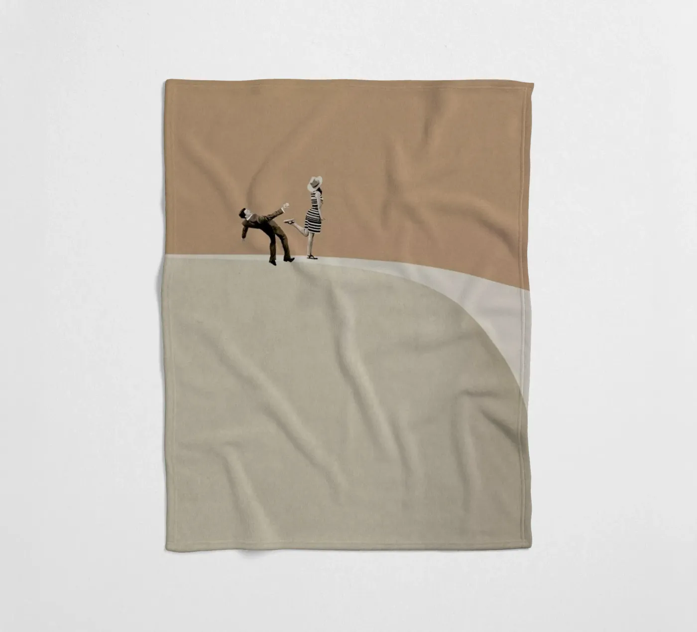 Get Lost fleece blanket by Maarten Léon