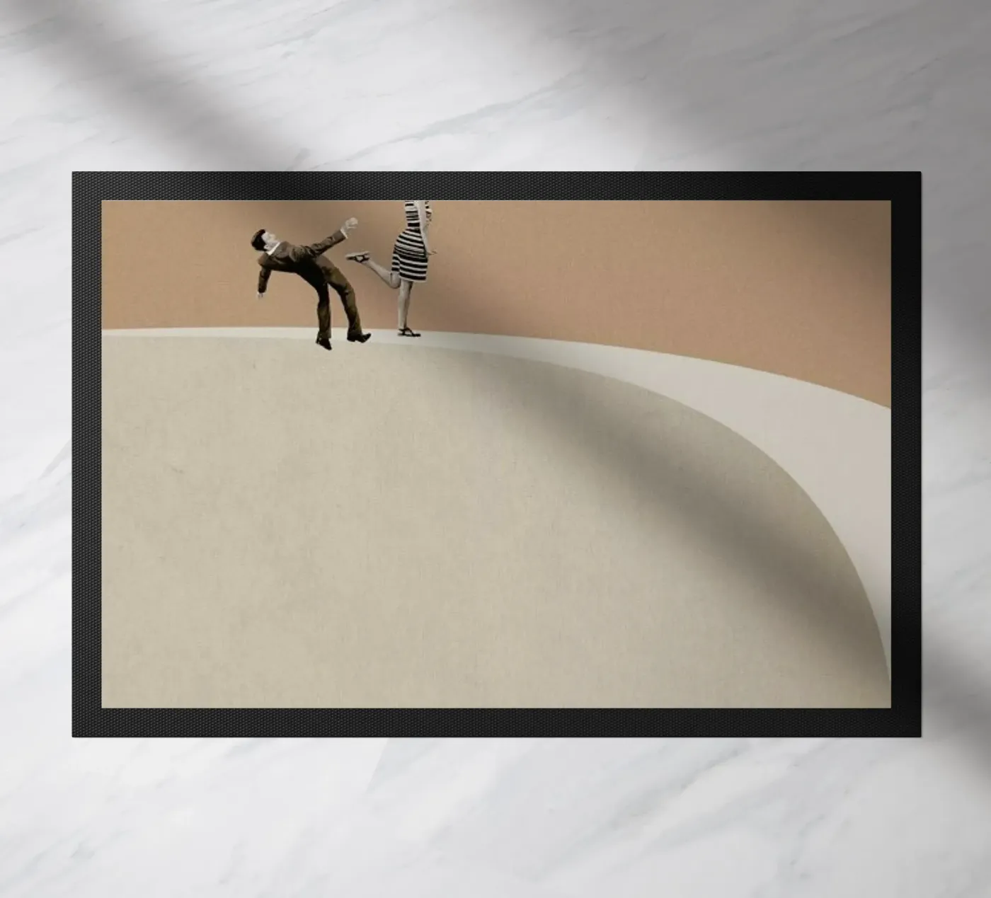 Get Lost Fußmatte von Maarten Léon