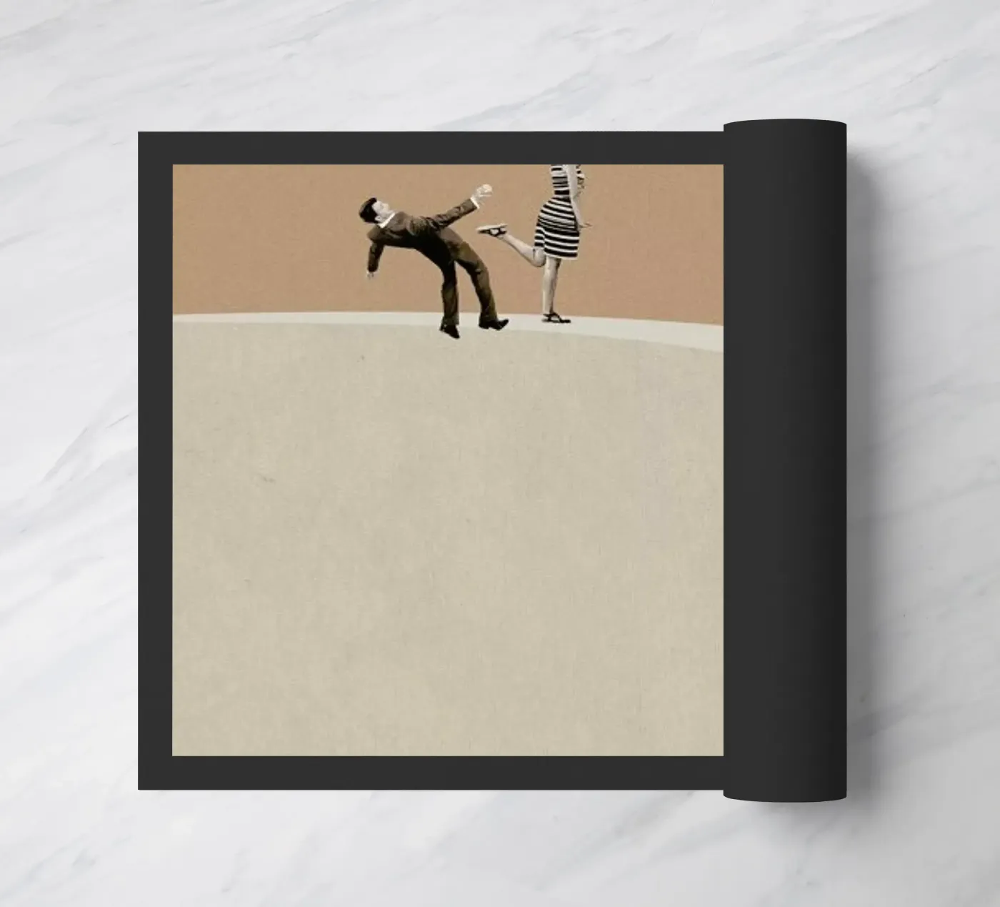 Get Lost Fußmatte von Maarten Léon