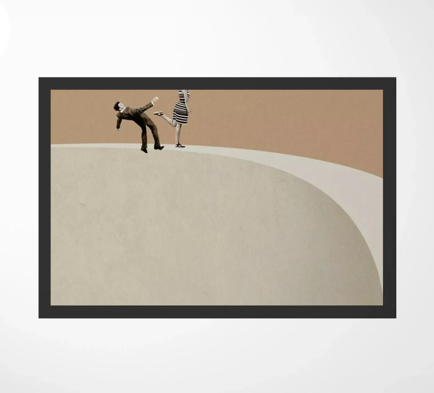 Get Lost Fußmatte von Maarten Léon