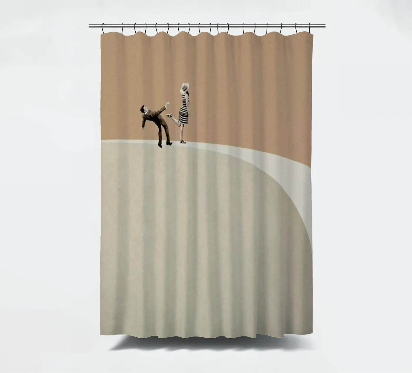 Get Lost Duschvorhang von Maarten Léon