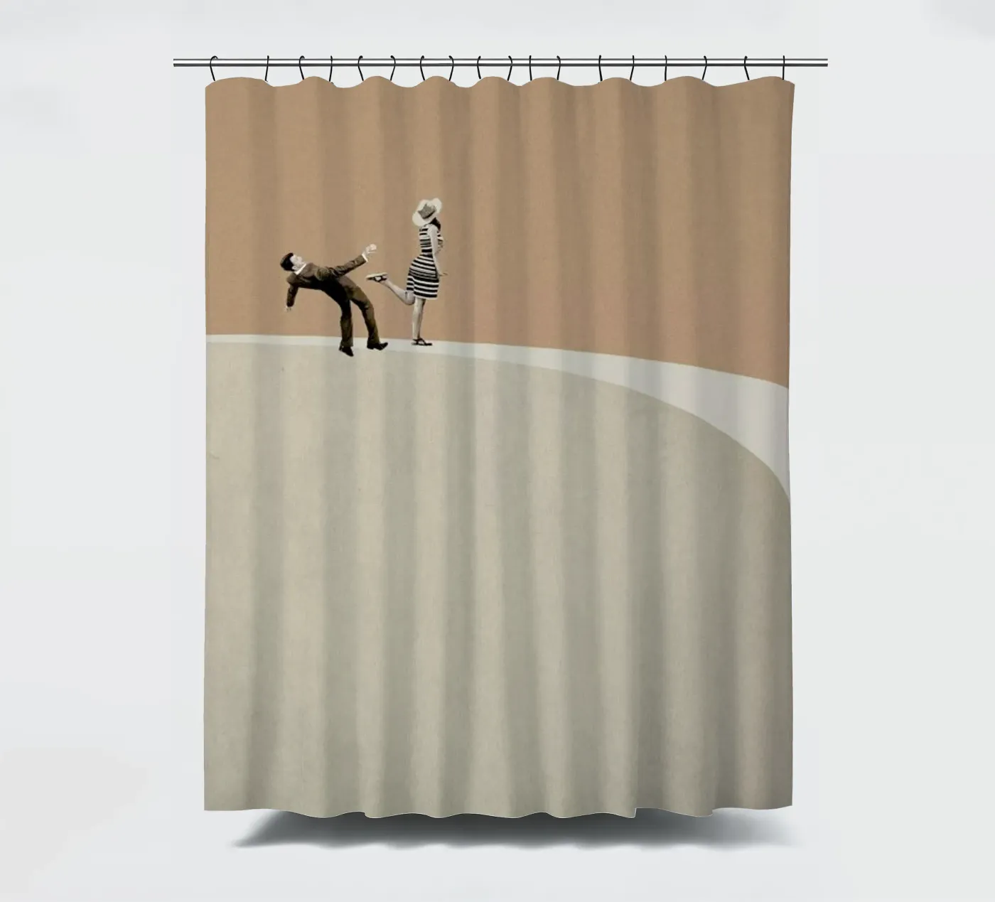 Get Lost Duschvorhang von Maarten Léon