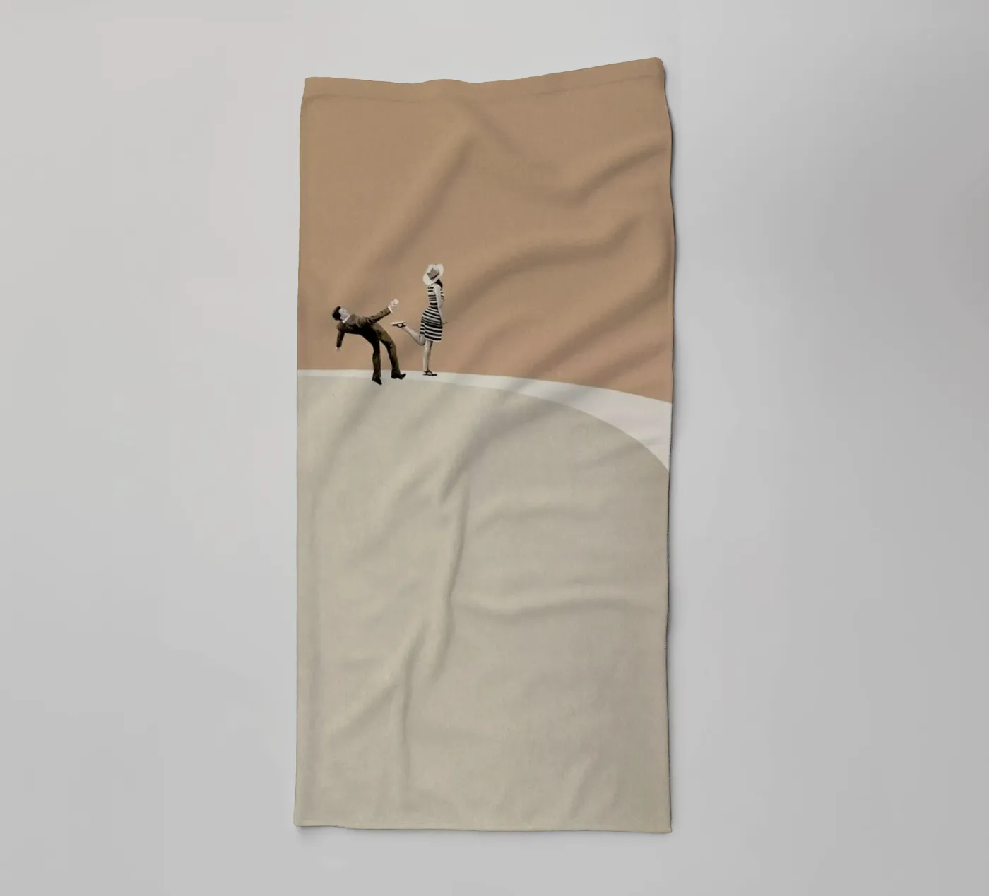 Get Lost towel by Maarten Léon