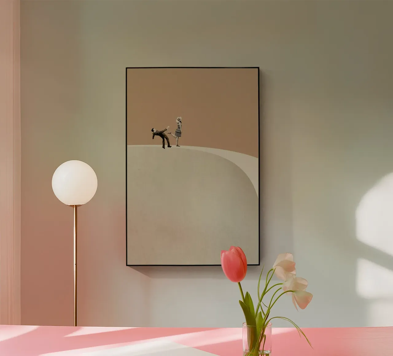 Get Lost acrylic glass by Maarten Léon