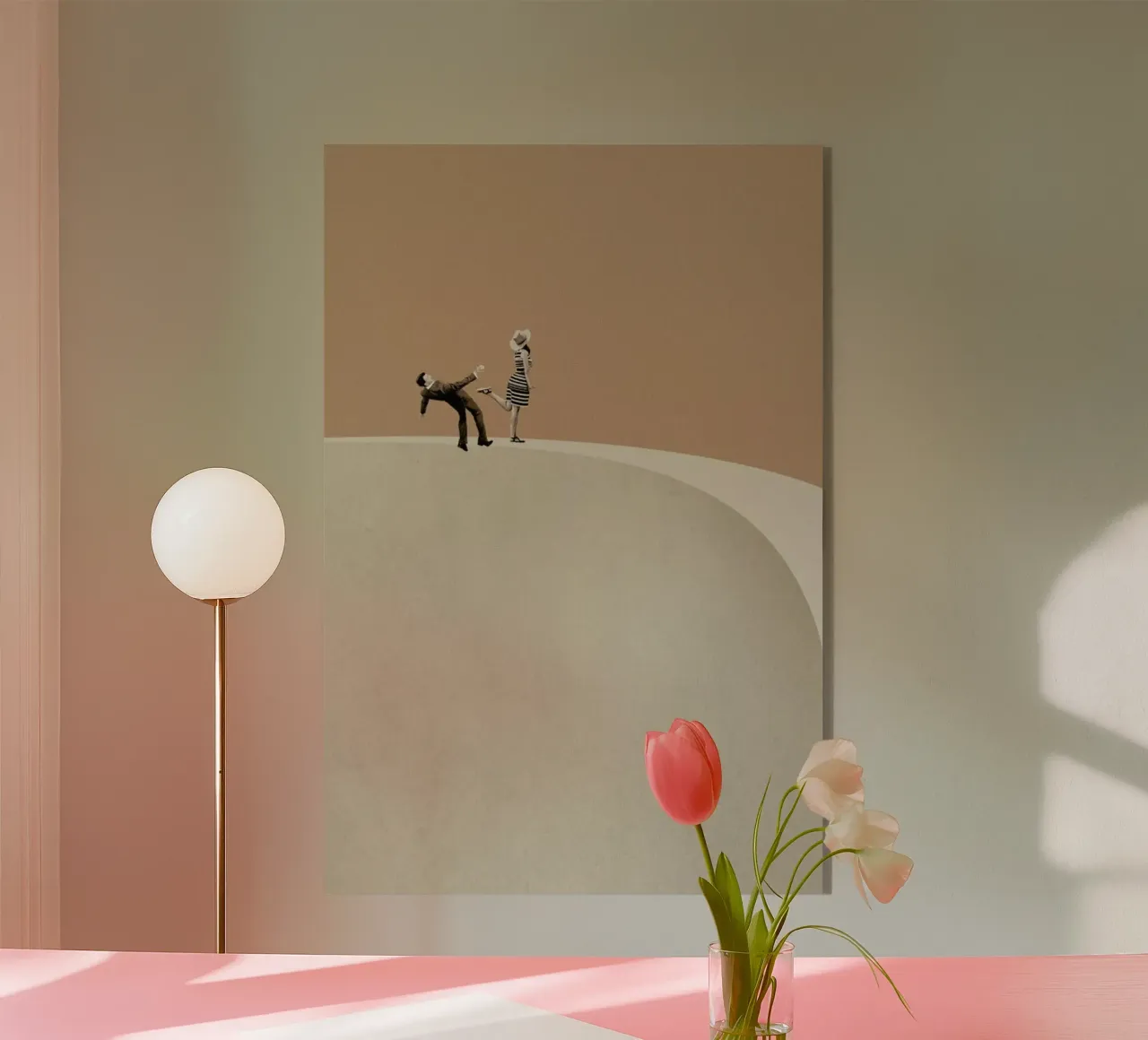 Get Lost acrylic glass by Maarten Léon