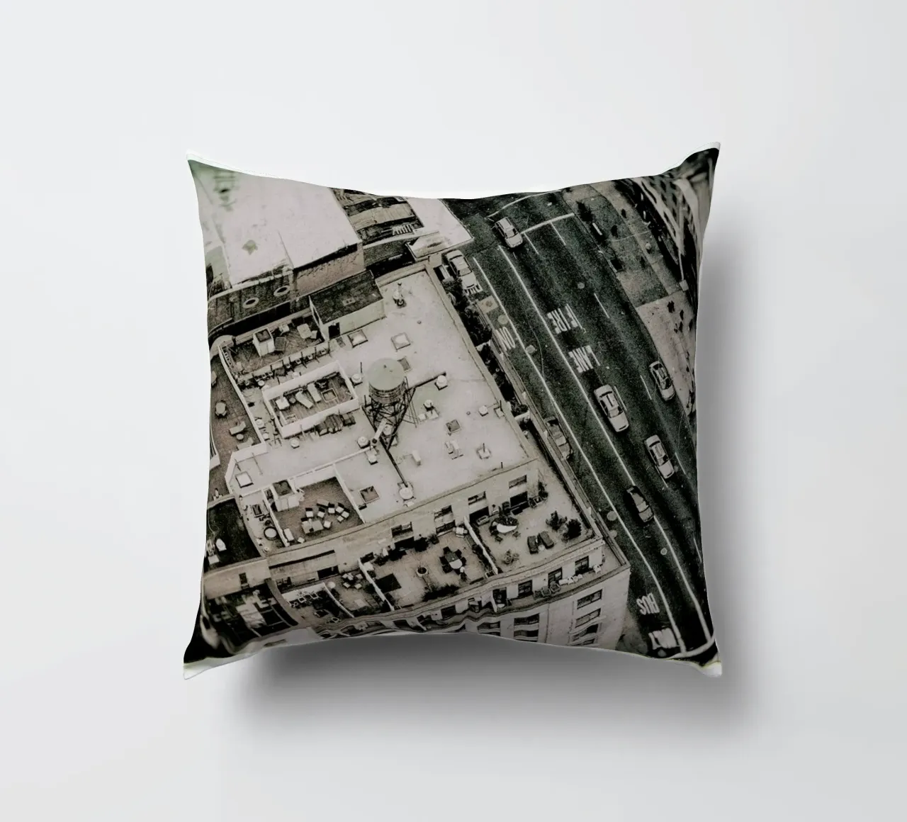 Cabs in the streets of New York City cuscino da JaySan Studio