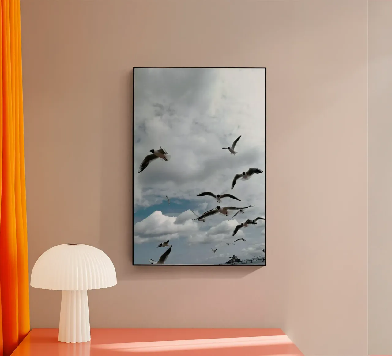 Gulls VII plexiglass da Sebastian Hilgetag