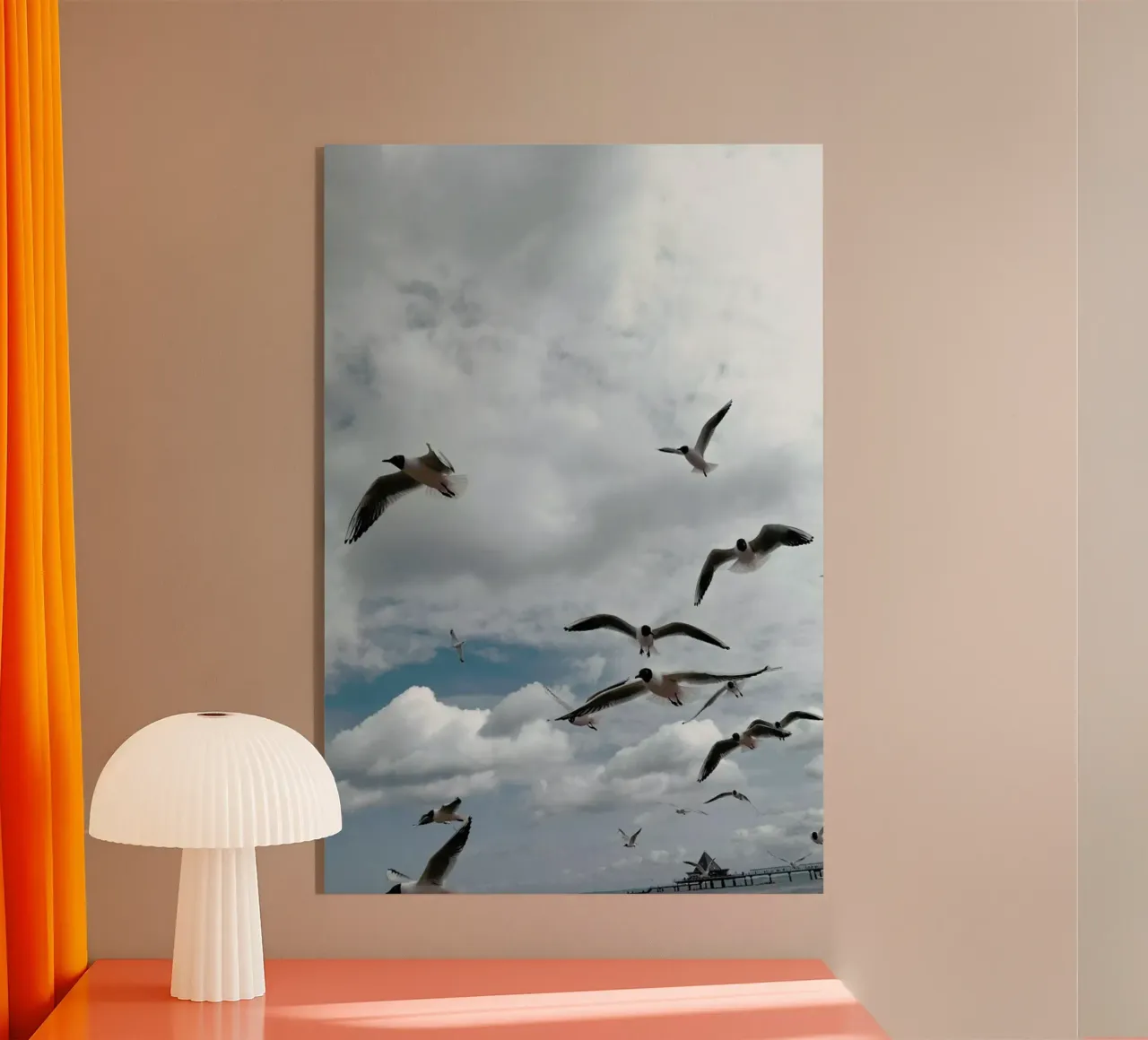 Gulls VII plexiglass da Sebastian Hilgetag